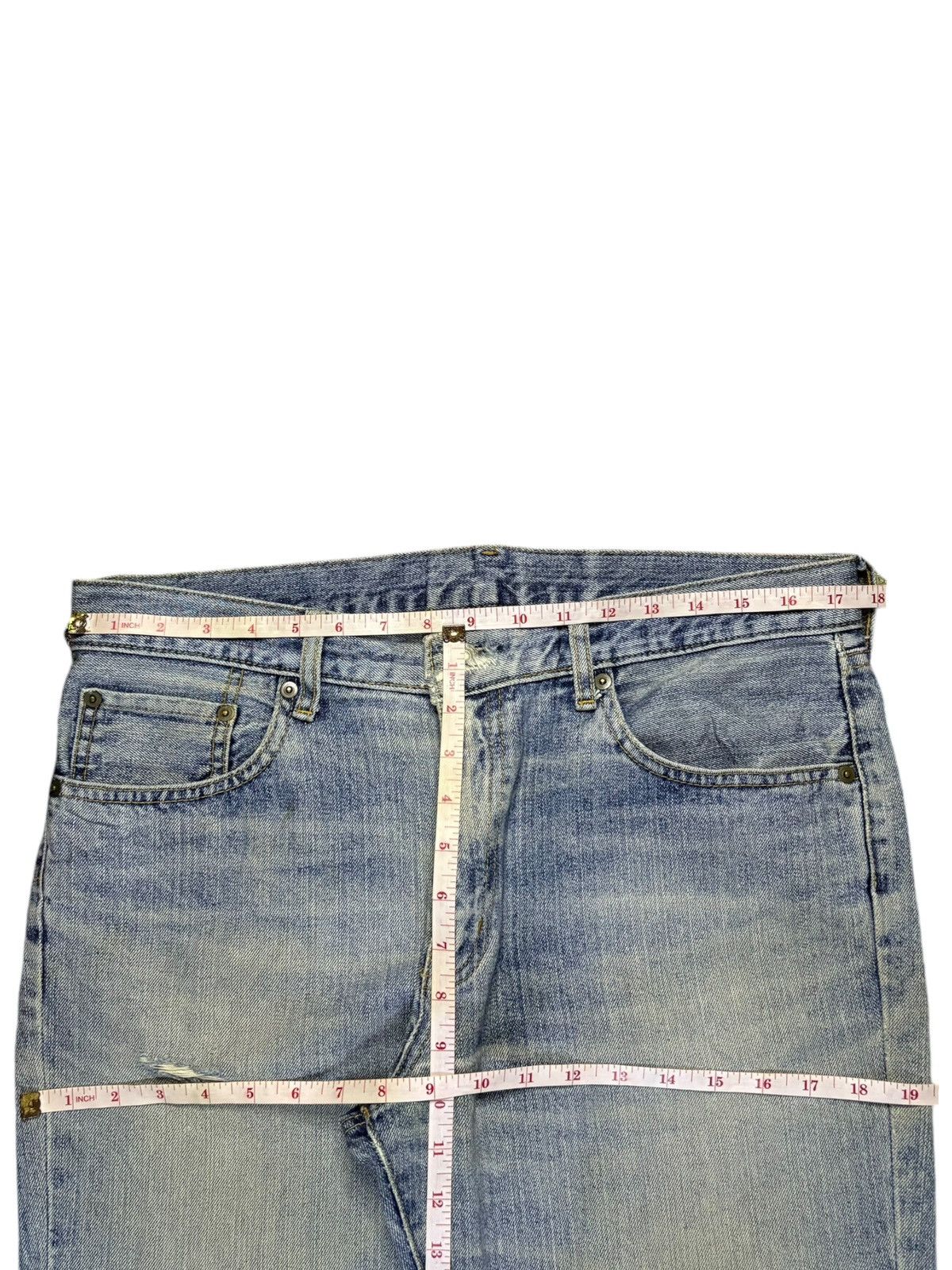 Japanese Brand × Uniqlo Vintage Japanese Uniqlo Mud Wash Distressed Flare Jeans Size US 35 - 12 Thumbnail