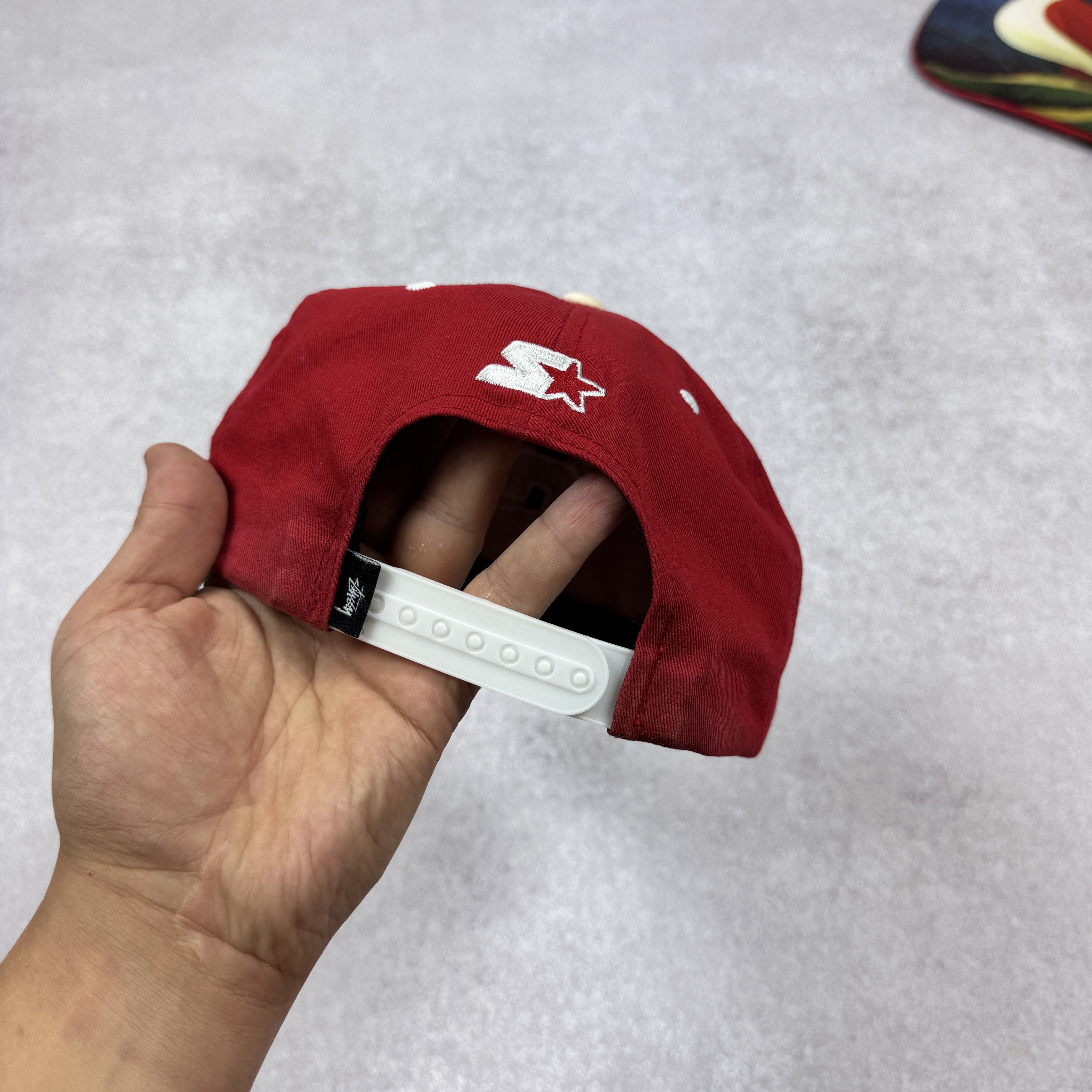 Stussy STUSSY x STARTER Natural Red Floral Capz Cap Snapback 00s Size ONE SIZE - 4 Thumbnail