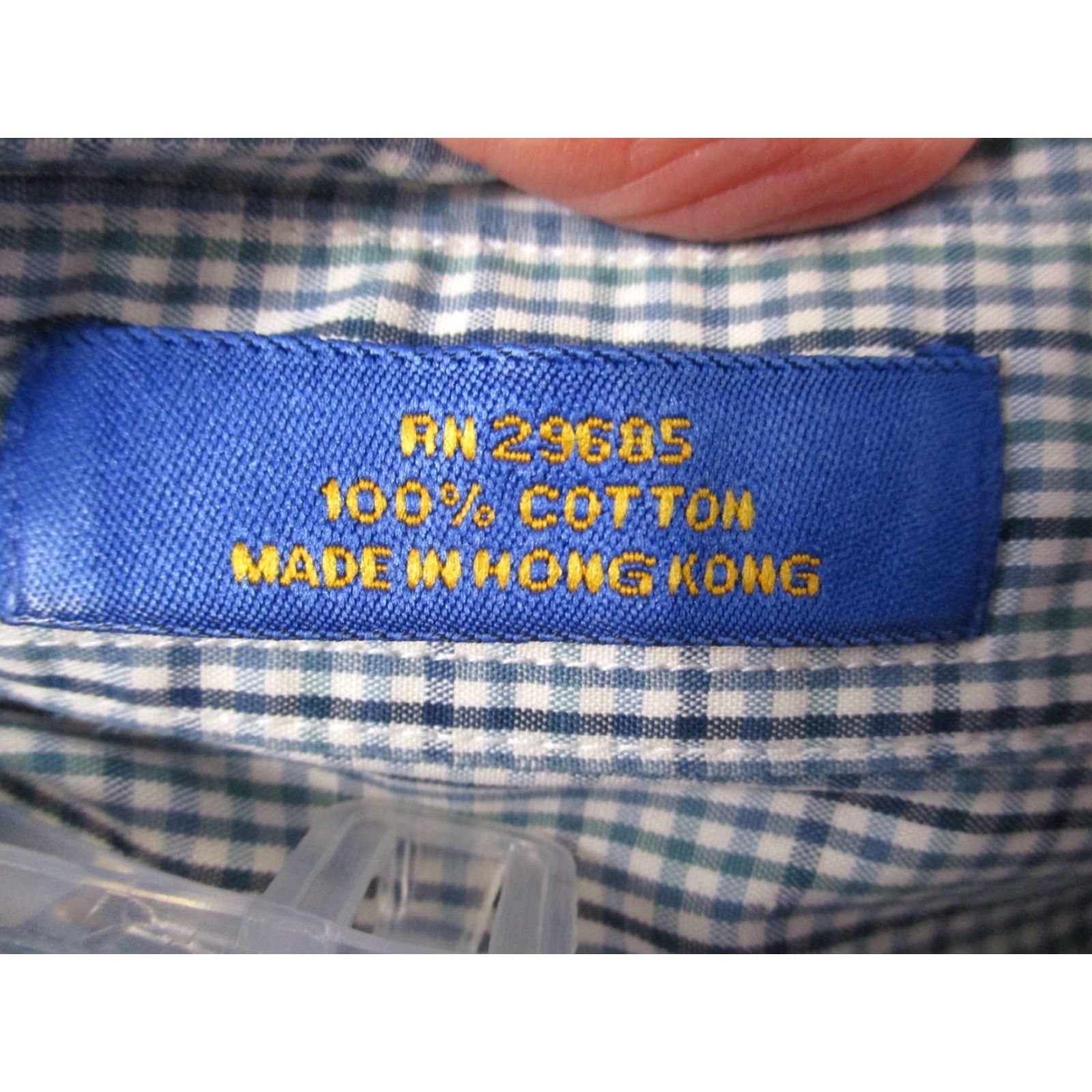 Pendleton VINTAGE Pendleton Shirt Medium Blue Plaid Made in Hong Kong Size US M / EU 48-50 / 2 - 6 Thumbnail
