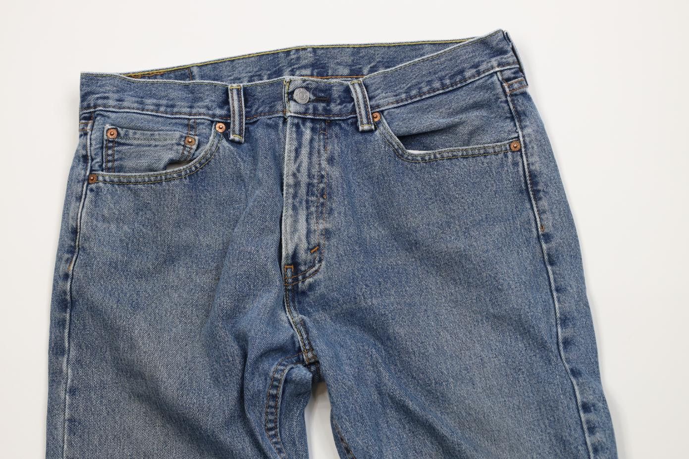 Levi's Vintage Y2K Levis 505 Regular Straight Leg Denim Jeans Blue Size US 33 - 2 Thumbnail