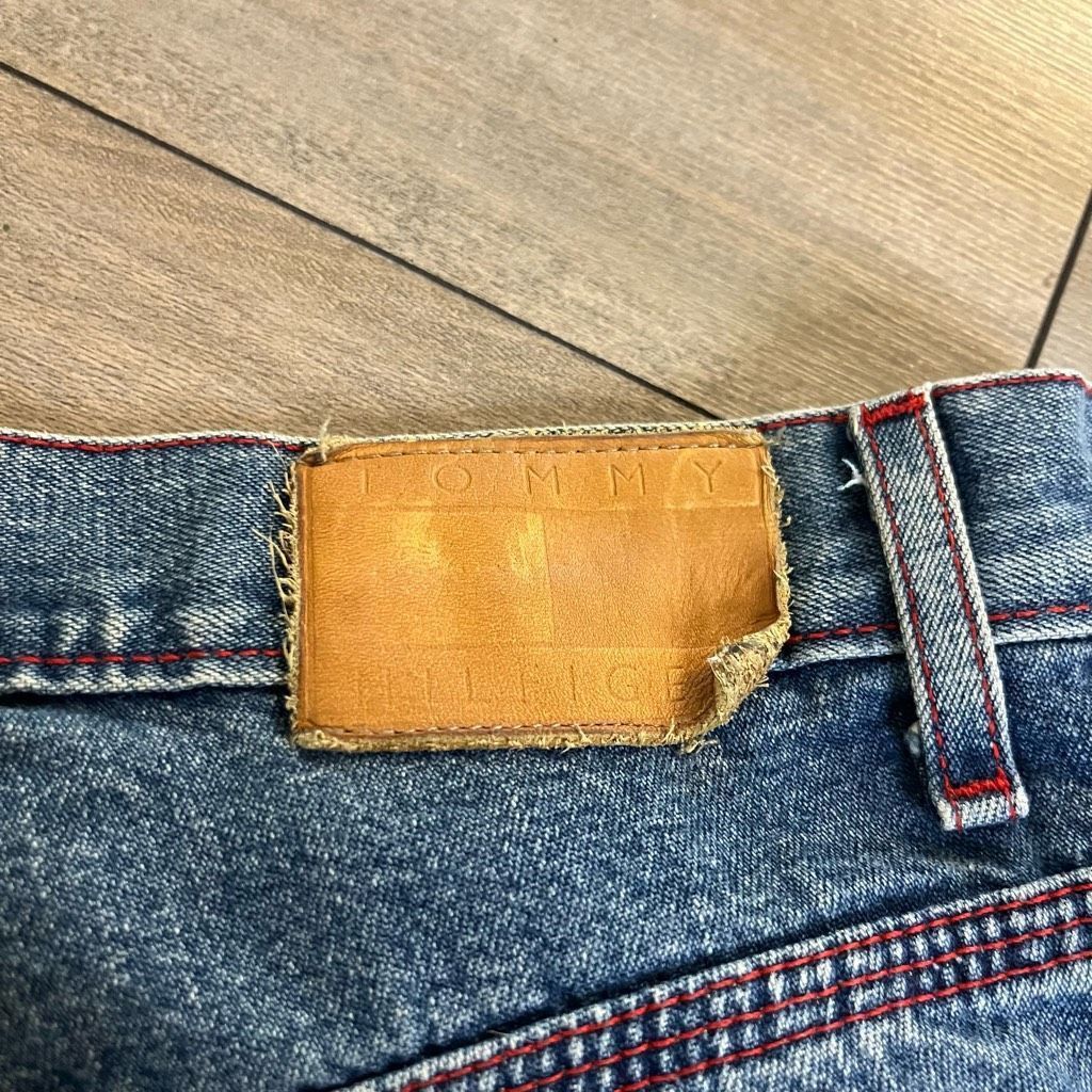 Tommy Hilfiger Vintage Tommy Hilfiger Medium Wash Cargo Carpenter Women 30 Size 30" / US 8 / IT 44 - 7 Thumbnail