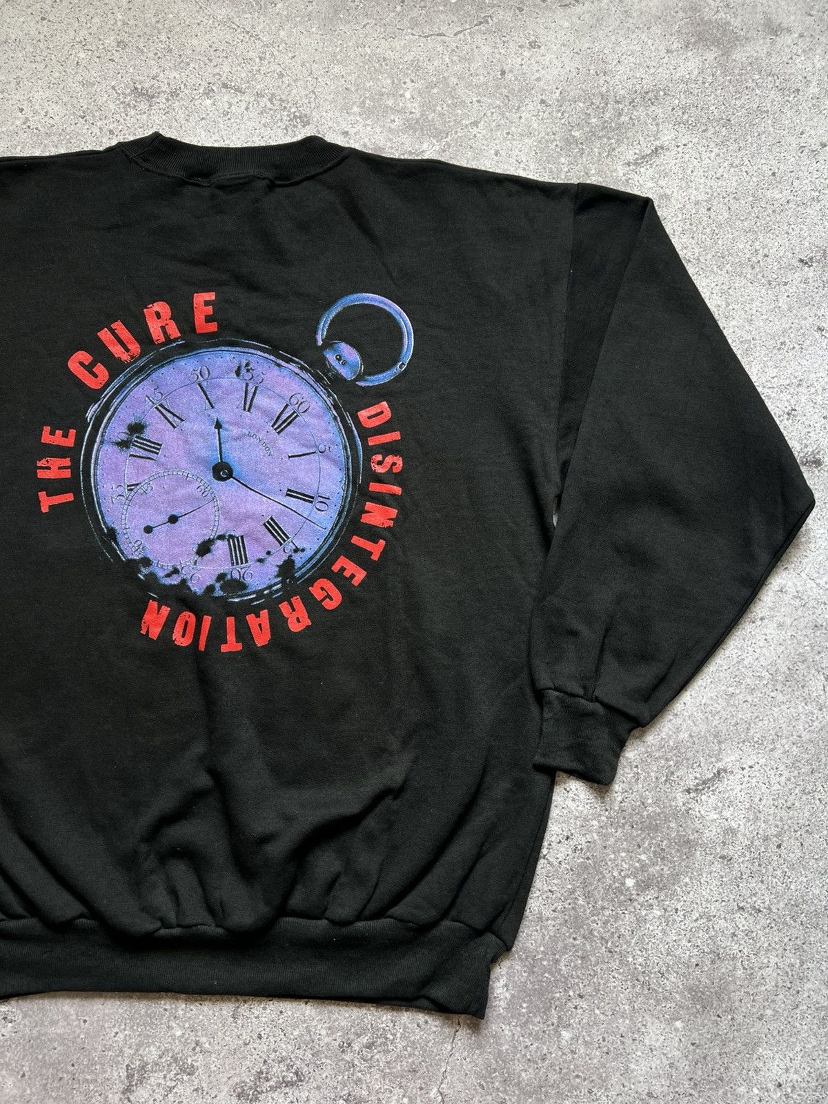Band Tees Vintage 1989 The Cure Disintegration Sweatshirt Rare 90s Size US XL / EU 56 / 4 - 13 Thumbnail