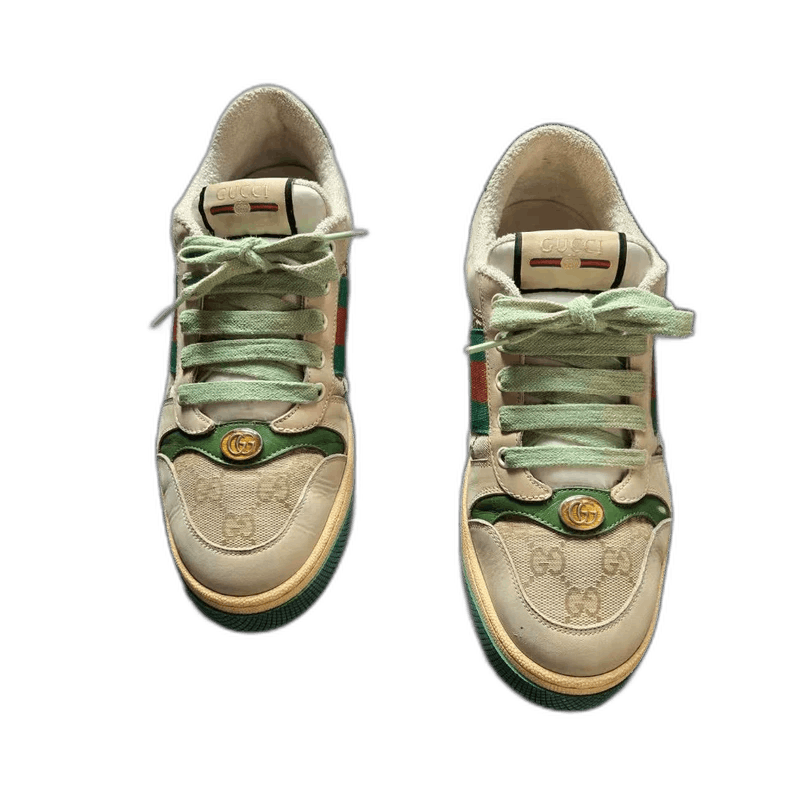 Gucci Gucci Dirty Patterned Sneakers Size 7.5-2506 Size US 7.5 / EU 40-41 - 1 Thumbnail