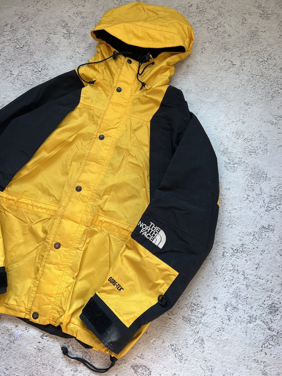 The North Face × Vintage 90s The North Face Mountain Jacket 1990 Gore Tex / Yellow Size US M / EU 48-50 / 2 - 5 Thumbnail