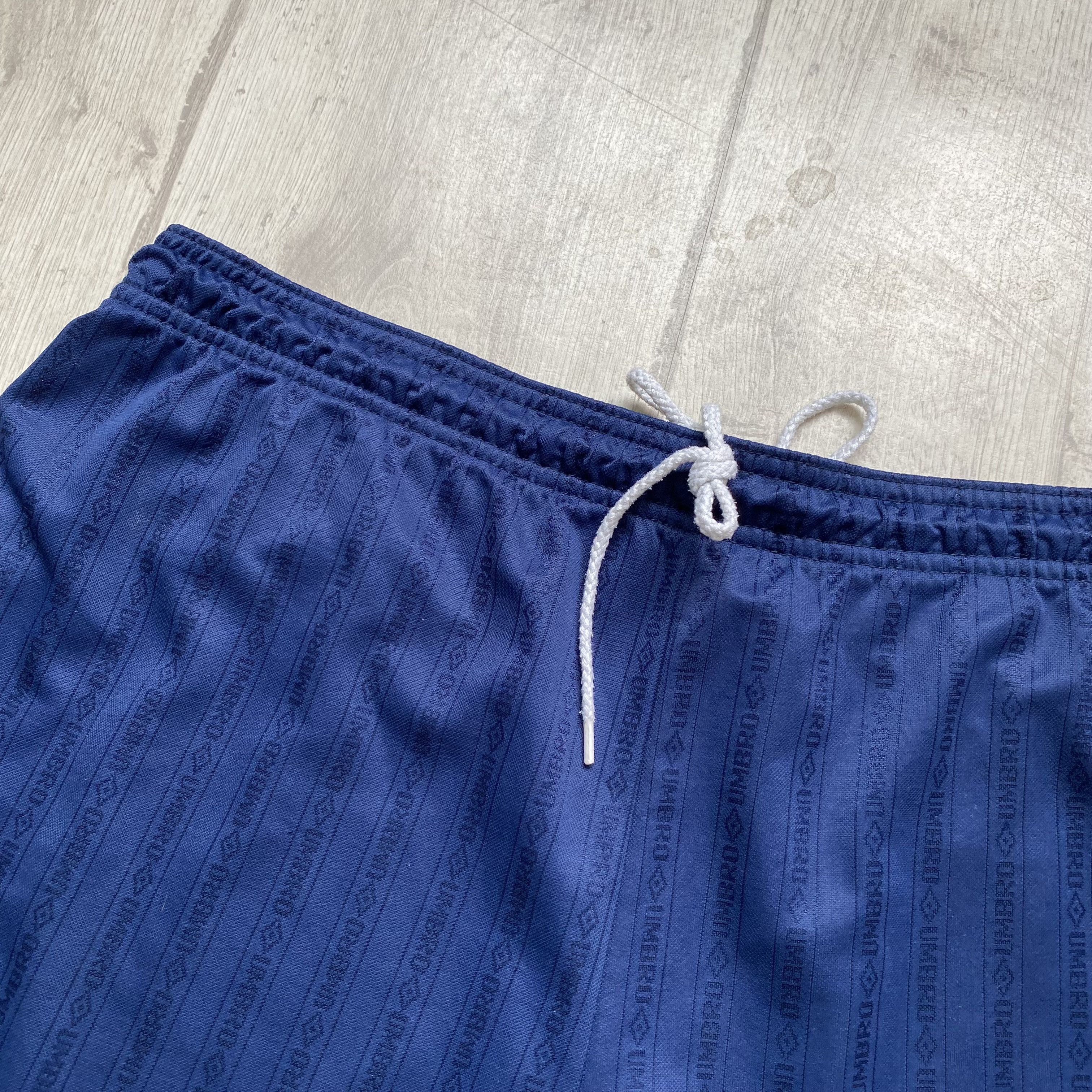 Umbro Vintage 90s Umbro Jersey Short monogram training Size US 36 / EU 52 - 2 Thumbnail