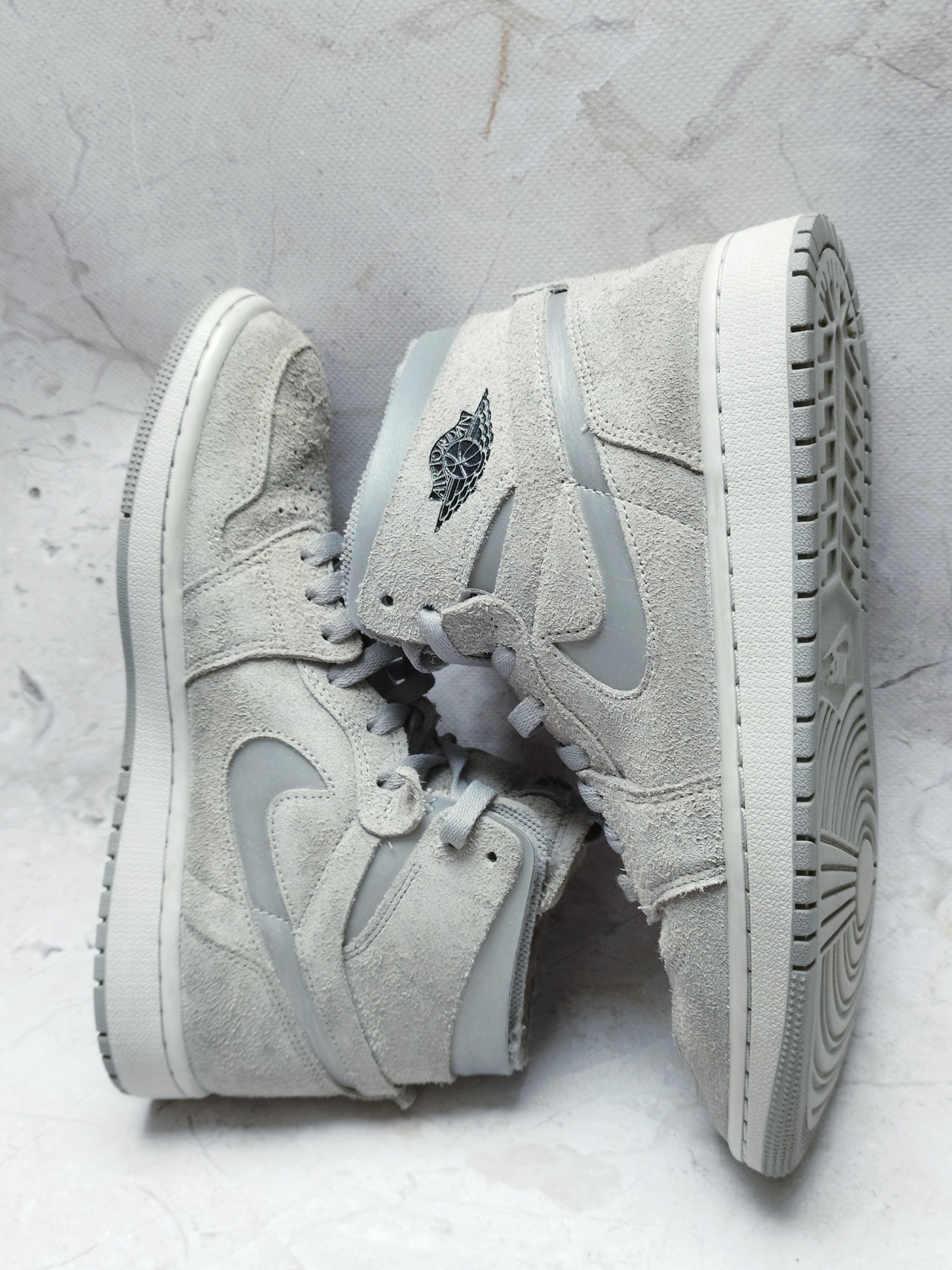 Jordan Brand Nike Jordan 1 Mid Zoom CMFT Grey Fog OG Size US 8.5 / EU 41-42 - 3 Thumbnail