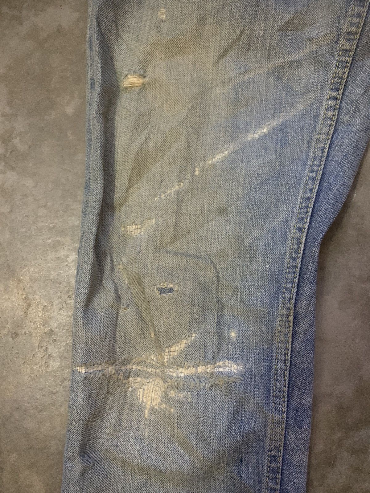 Ego Tripping × Japanese Brand × Vintage Ego Tripping Selvedge Flare Denim Jeans Size US 32 / EU 48 - 3 Thumbnail