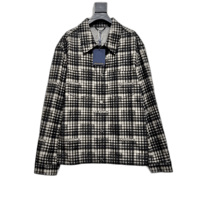 Louis Vuitton Louis Vuitton Plaid Logo Long Sleeve Shirt Jacket - dmc Size M / US 6-8 / IT 42-44 - 1 Thumbnail