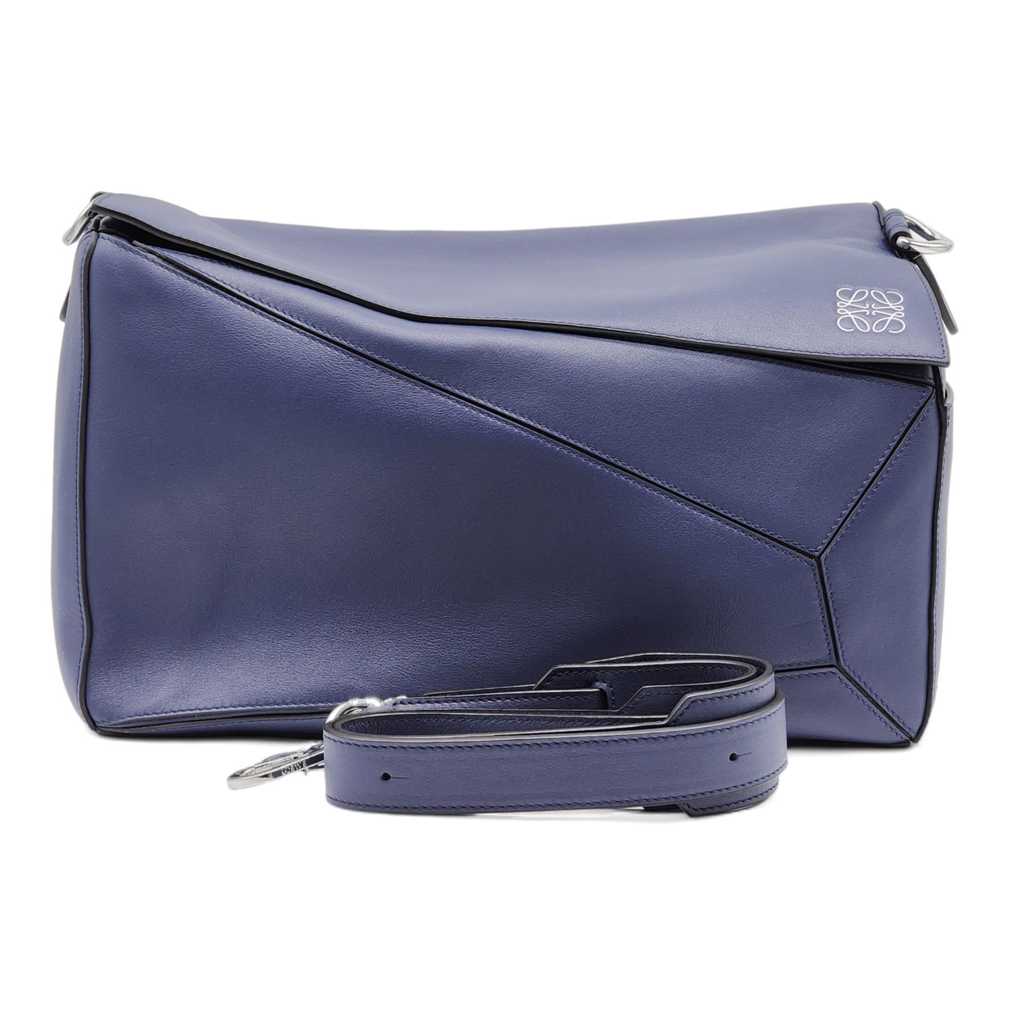 Loewe Loewe men's puzzle bag crossbody blue Size ONE SIZE - 2 Thumbnail