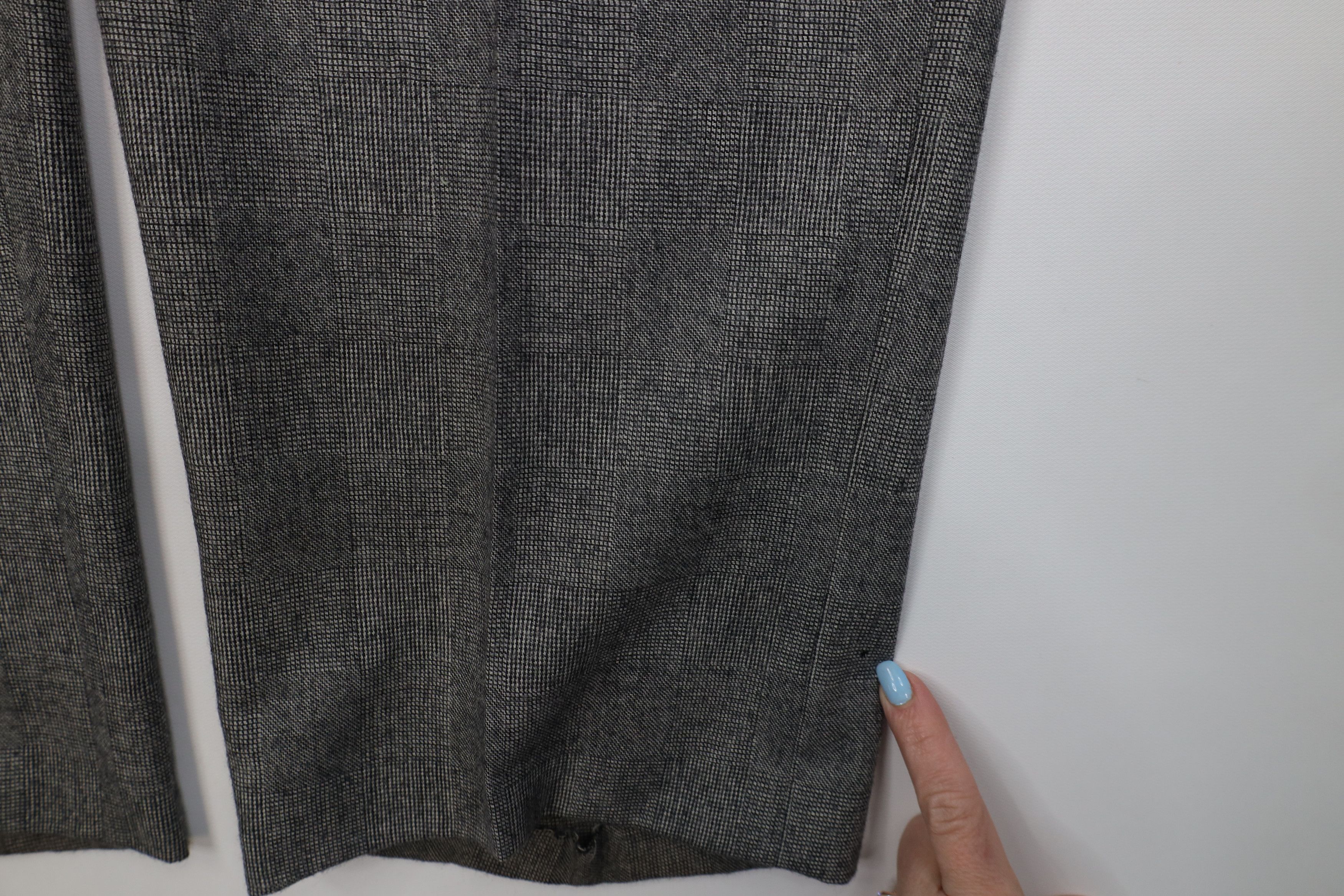 Christian Dior Monsieur Vintage 70s Christian Dior Knit Wide Leg Chino Pants Plaid Size US 34 / EU 50 - 7 Thumbnail