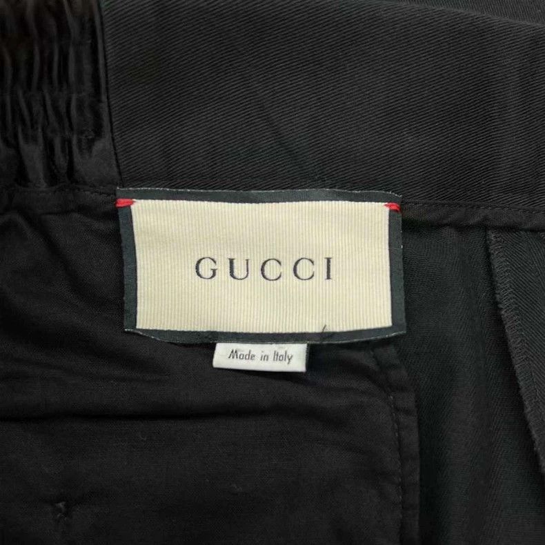 Gucci Gucci Stitching black trousers and casual trousers Size US 34 / EU 50 - 5 Thumbnail