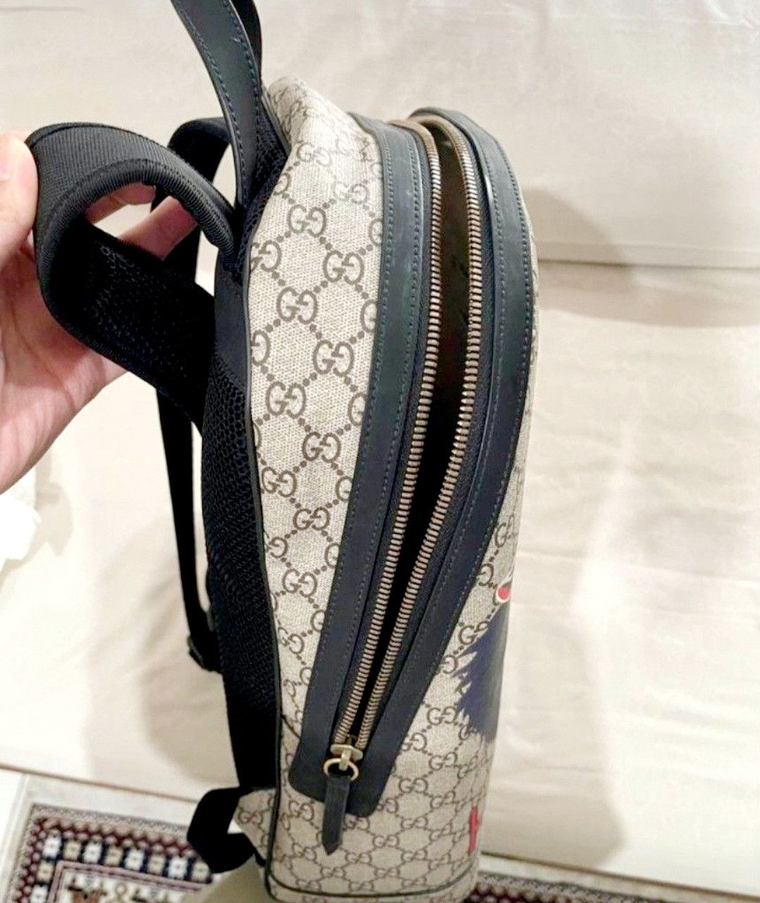 Gucci Hollywood XXV Wolf Print Backpack Size ONE SIZE - 3 Thumbnail