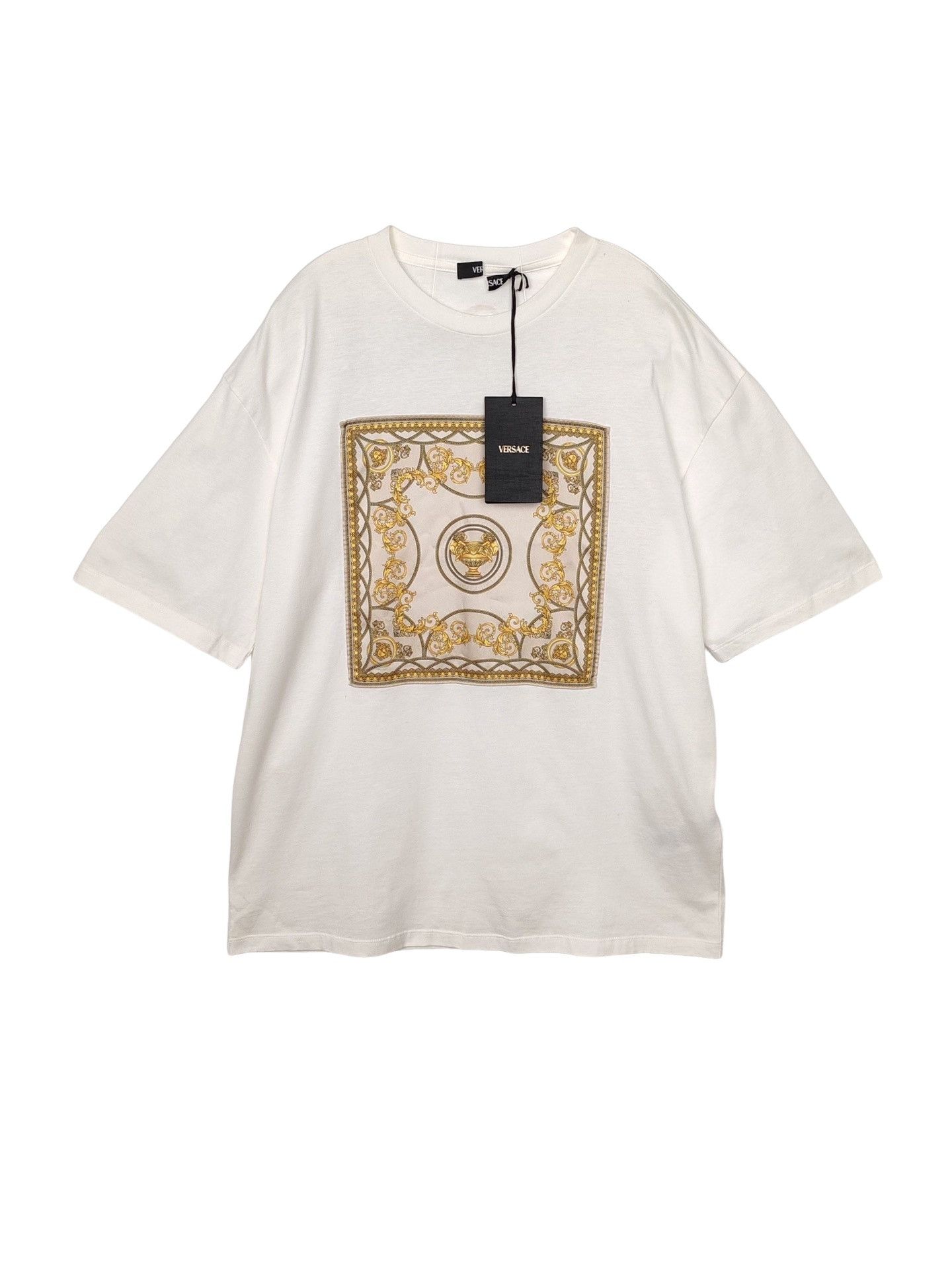 Versace Versace Floral Medusa Print T-Shirt Size IT 40 Size S / US 4 / IT 40 - 1 Thumbnail