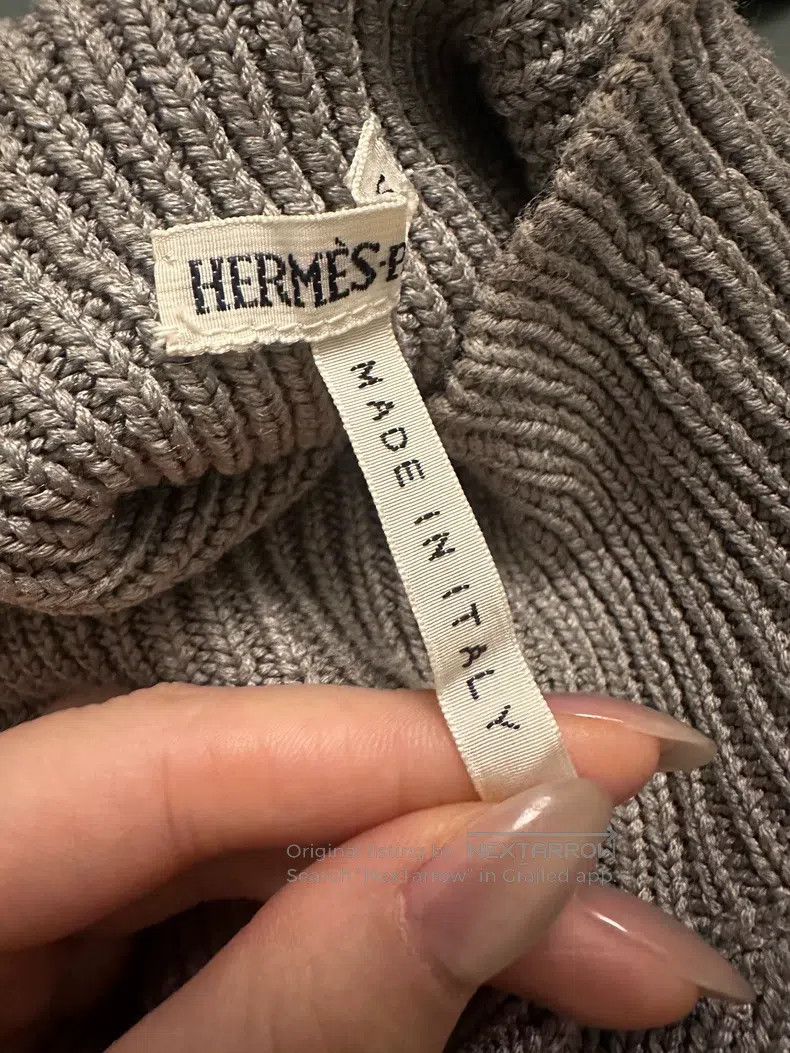 Hermes Hermes Silk Sleeveless High-Neck Top Size L / US 10 / IT 46 - 8 Thumbnail