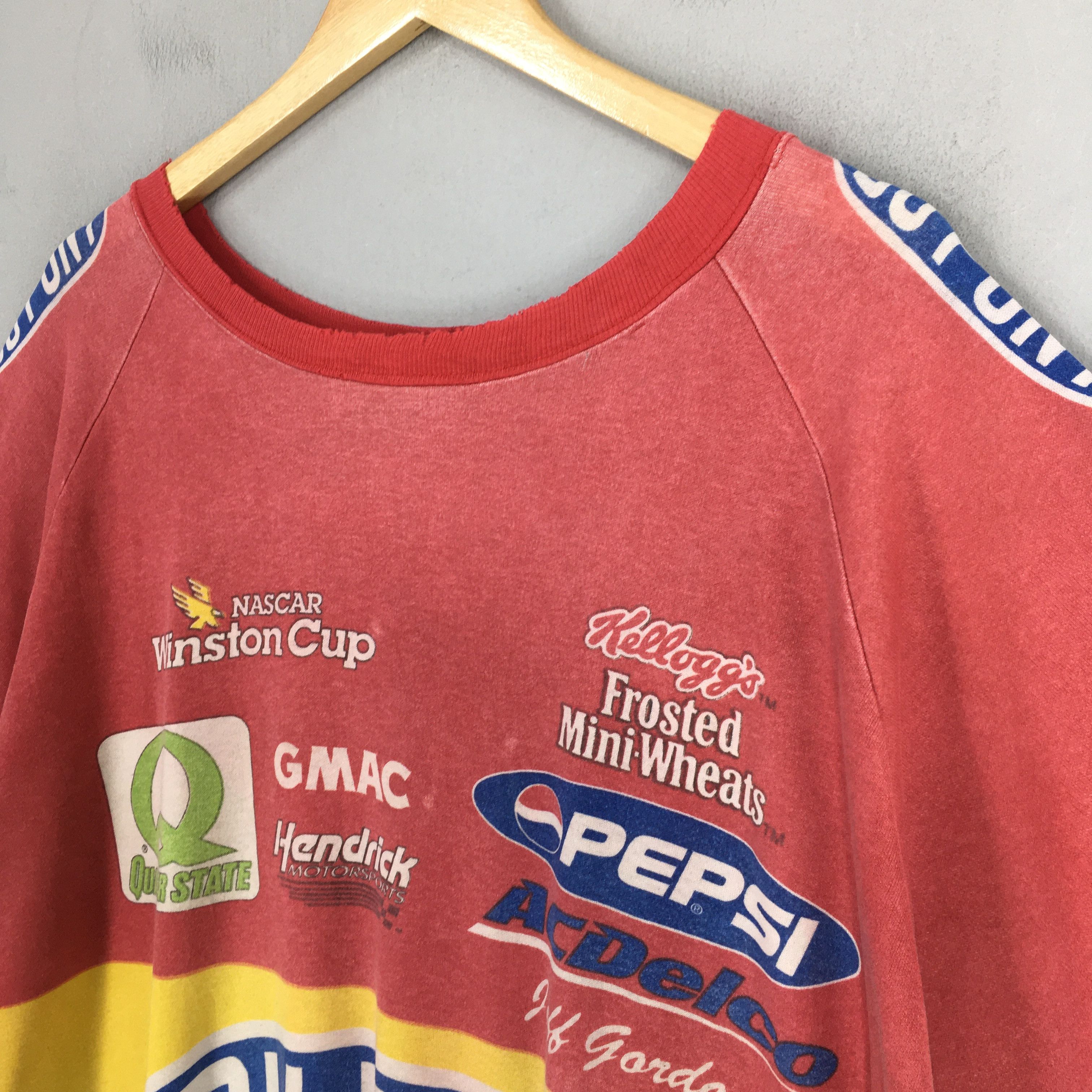 NASCAR 90s Hendrick Motorsports Racing Car Nascar T shirt XLarge Size US XL / EU 56 / 4 - 3 Thumbnail