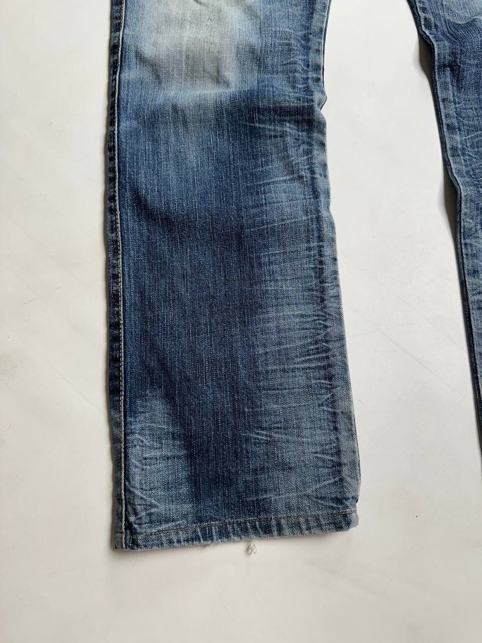 If Six Was Nine 2000s Edwin Blue Trip Japan Washed Faded Jeans🔥 Size US 31 - 8 Thumbnail