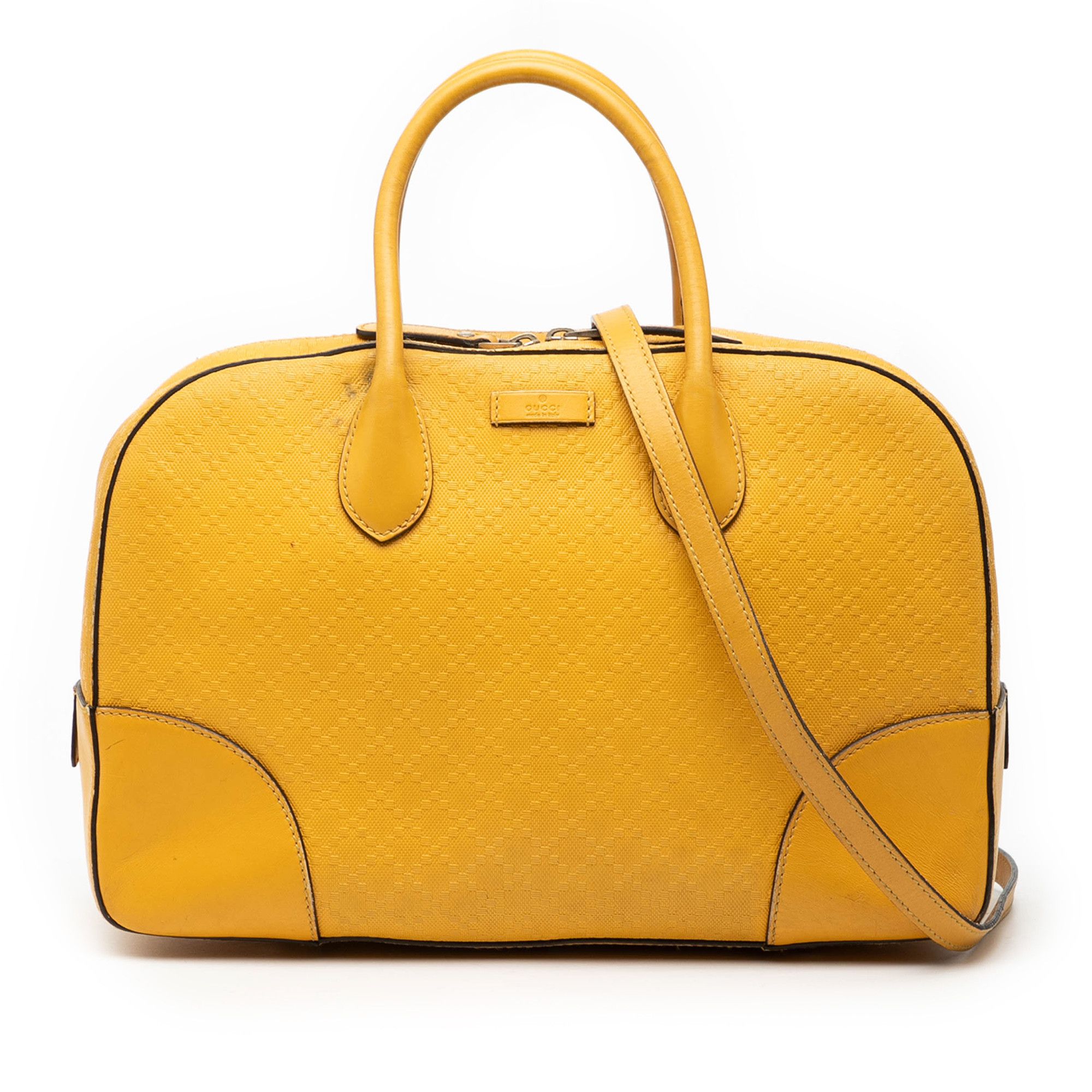 Gucci Gucci Diamante Bright Leather Satchel Size ONE SIZE - 1 Thumbnail