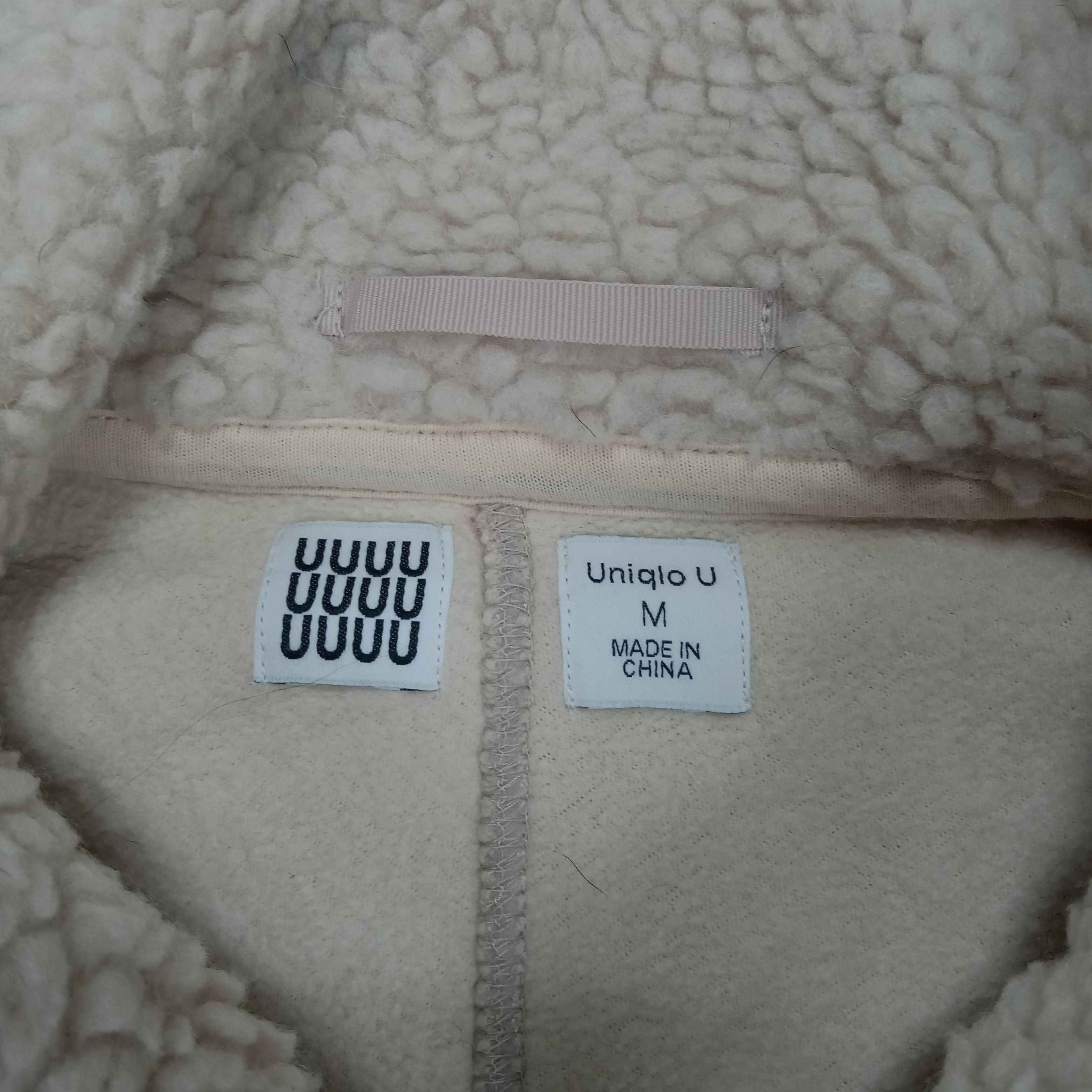 Japanese Brand × Uniqlo Uniqlo Japanese Brand Winter Streetwear Style Sherpa Jacket Size US M / EU 48-50 / 2 - 7 Thumbnail