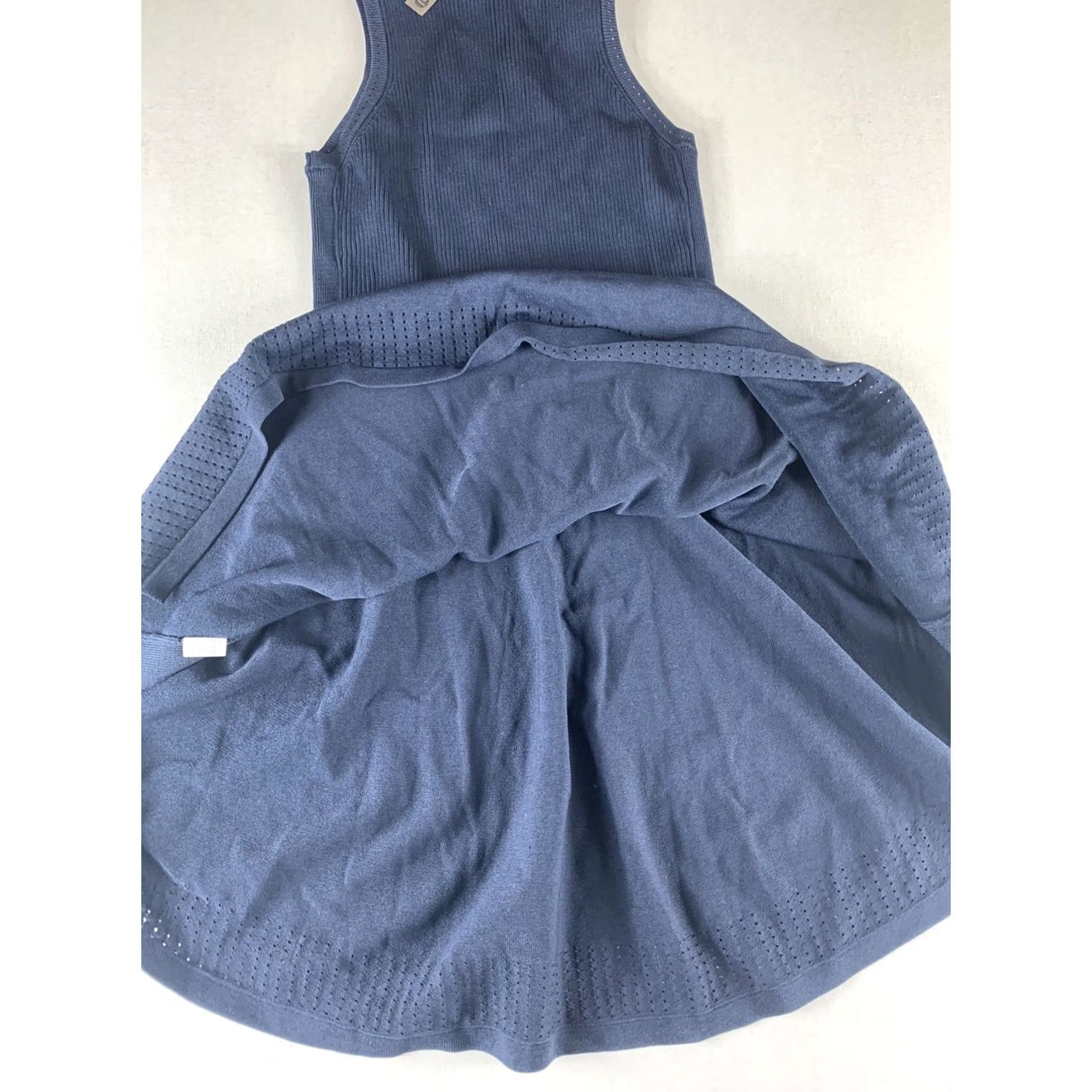 Vintage VINTAGE STELLA JAMIE DRESS WOMENS XS NAVY BLUE NWT SLEEVELESS MOCK NECK A-LINE Size XS / US 0-2 / IT 36-38 - 6 Thumbnail