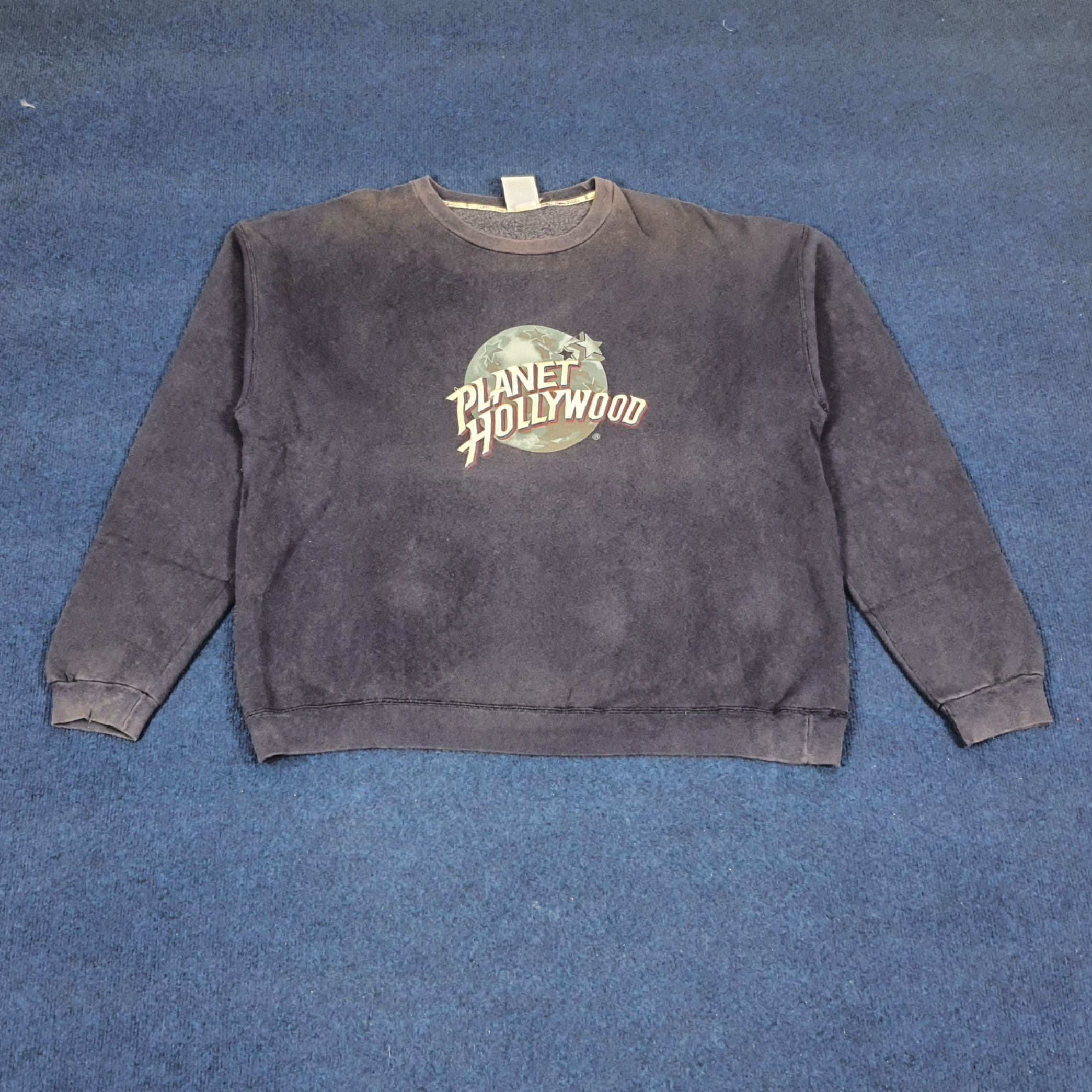Planet Hollywood × Vintage Vintage Planet Hollywood Streetwear Sweatshirts Size US XL / EU 56 / 4 - 1 Thumbnail
