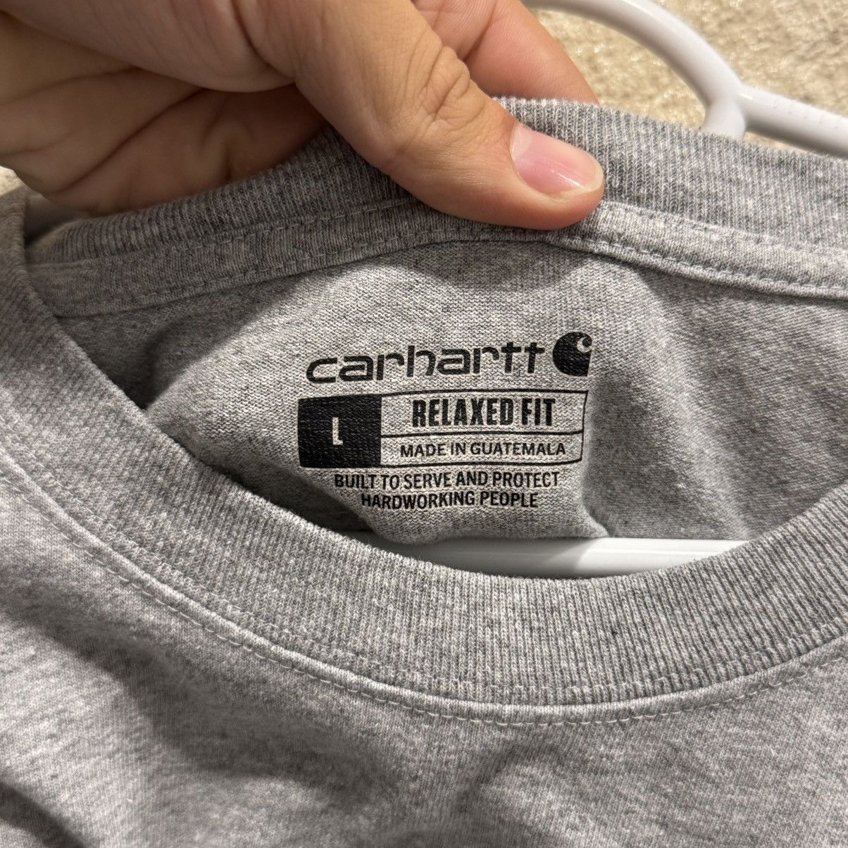 Carhartt × Vintage VINTAGE CARHARTT POCKET TEE SHIRT Size US L / EU 52-54 / 3 - 5 Thumbnail