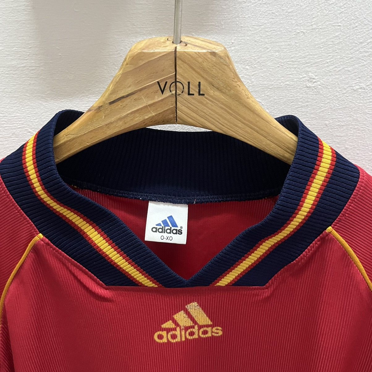 Adidas 🔥Vintage 90s Adidas Spain Home Kit Template Jersey Size US XL / EU 56 / 4 - 5 Thumbnail
