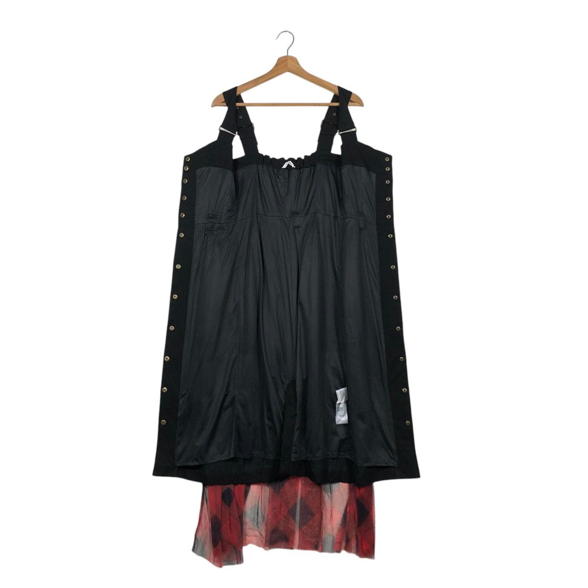 Hysteric Glamour 🔥PUNK DESIGN OVERALL MAXI SKIRT REDYAZEL TARTAN CHECK Size M / US 6-8 / IT 42-44 - 19 Thumbnail