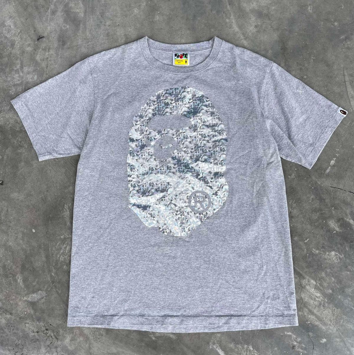 Bape BAPE Aurora Milo On Big Ape Tee 'Grey' Size US M / EU 48-50 / 2 - 1 Thumbnail