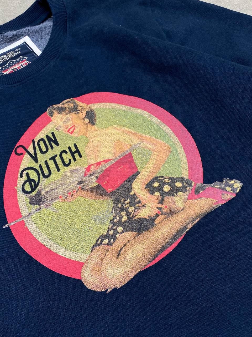 Von Dutch Von Dutch Y2K Pin Up Girl Print Sweatshirt Size US L / EU 52-54 / 3 - 8 Thumbnail