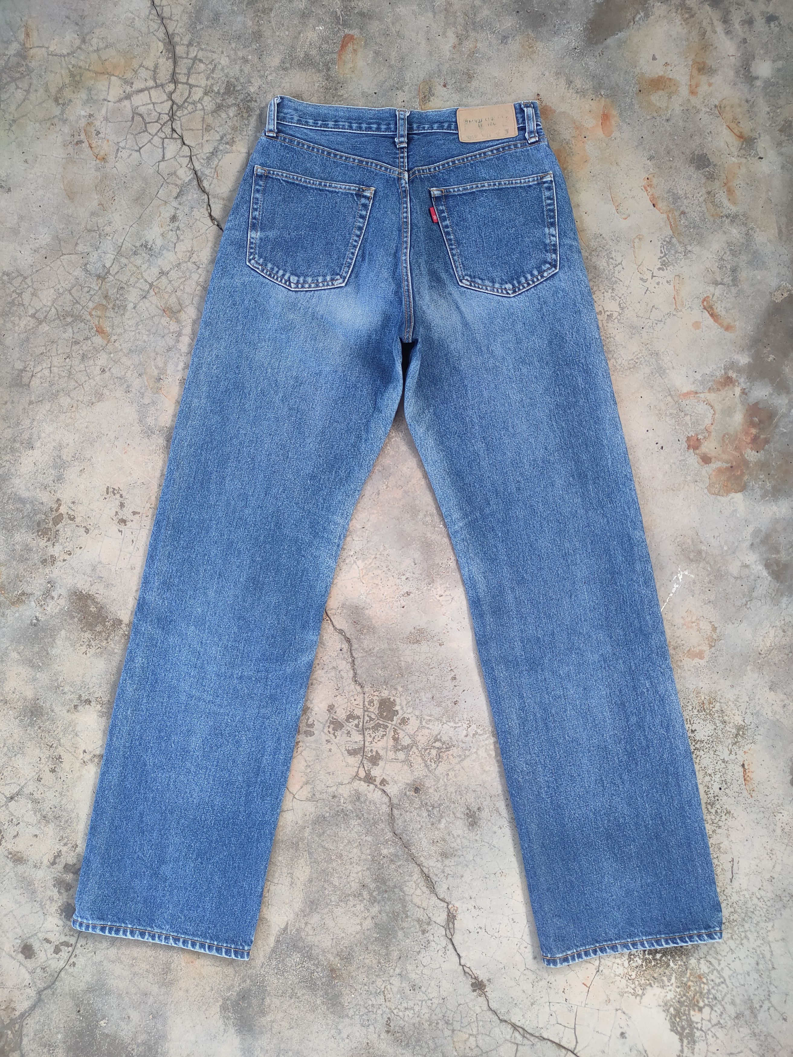 Warehouse W27 VINTAGE WAREHOUSE FADED BLUE WASH JEAN PANTS Size US 27 - 7 Thumbnail