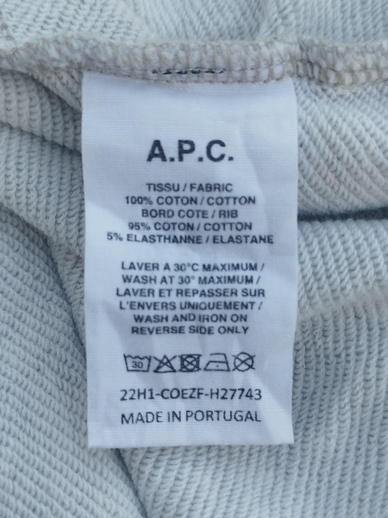 A.P.C achille logo sweatshirt