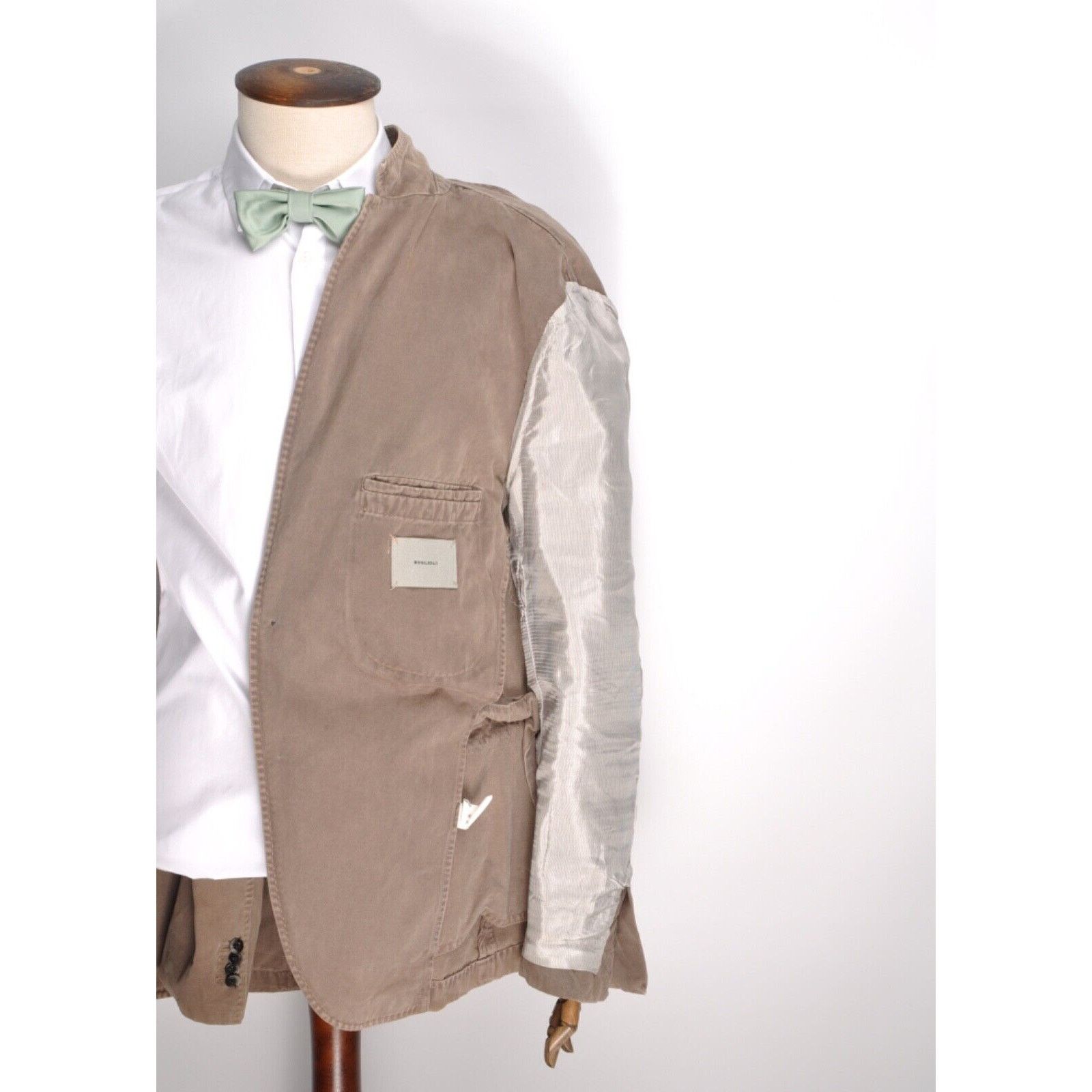 Boglioli Men's BOGLIOLI Garment Dyed Sport Blazer Jacket SZ EU 54 Size 54R - 7 Thumbnail