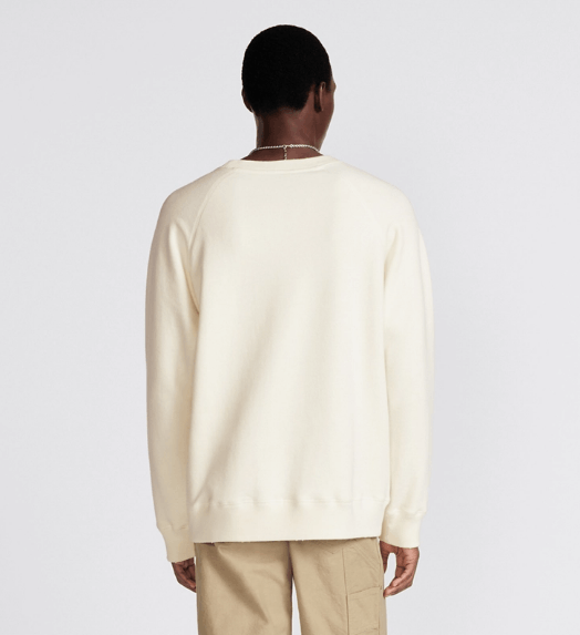 Dior o1w1db10825 443M64 Relaxed-Fit Bobby Sweatshirt in Ecru Size US M / EU 48-50 / 2 - 6 Thumbnail