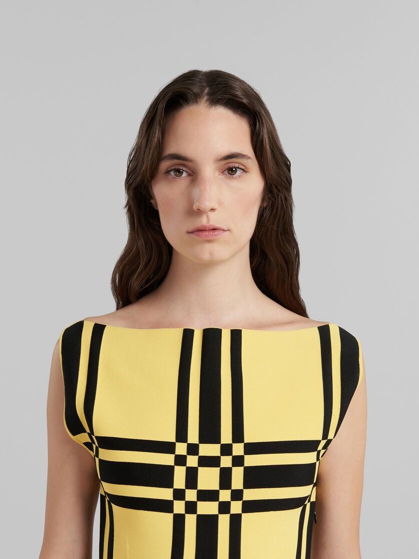 Marni o1w1db10824 Sheath Dress in Yellow Size M / US 6-8 / IT 42-44 - 6 Thumbnail