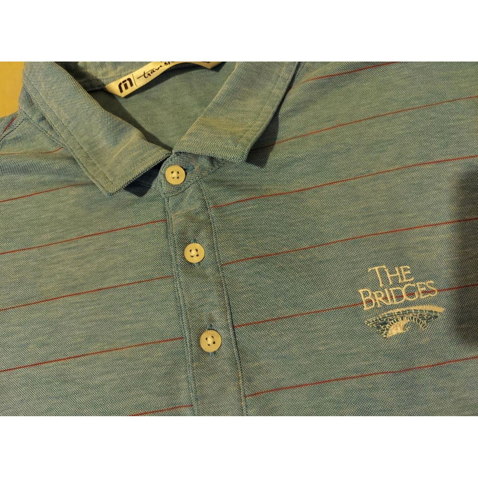TravisMathew VINTAGE? Travis Mathew Polo Shirt XL Men Blue The Bridges Golf Athletic Size US XL / EU 56 / 4 - 2 Thumbnail