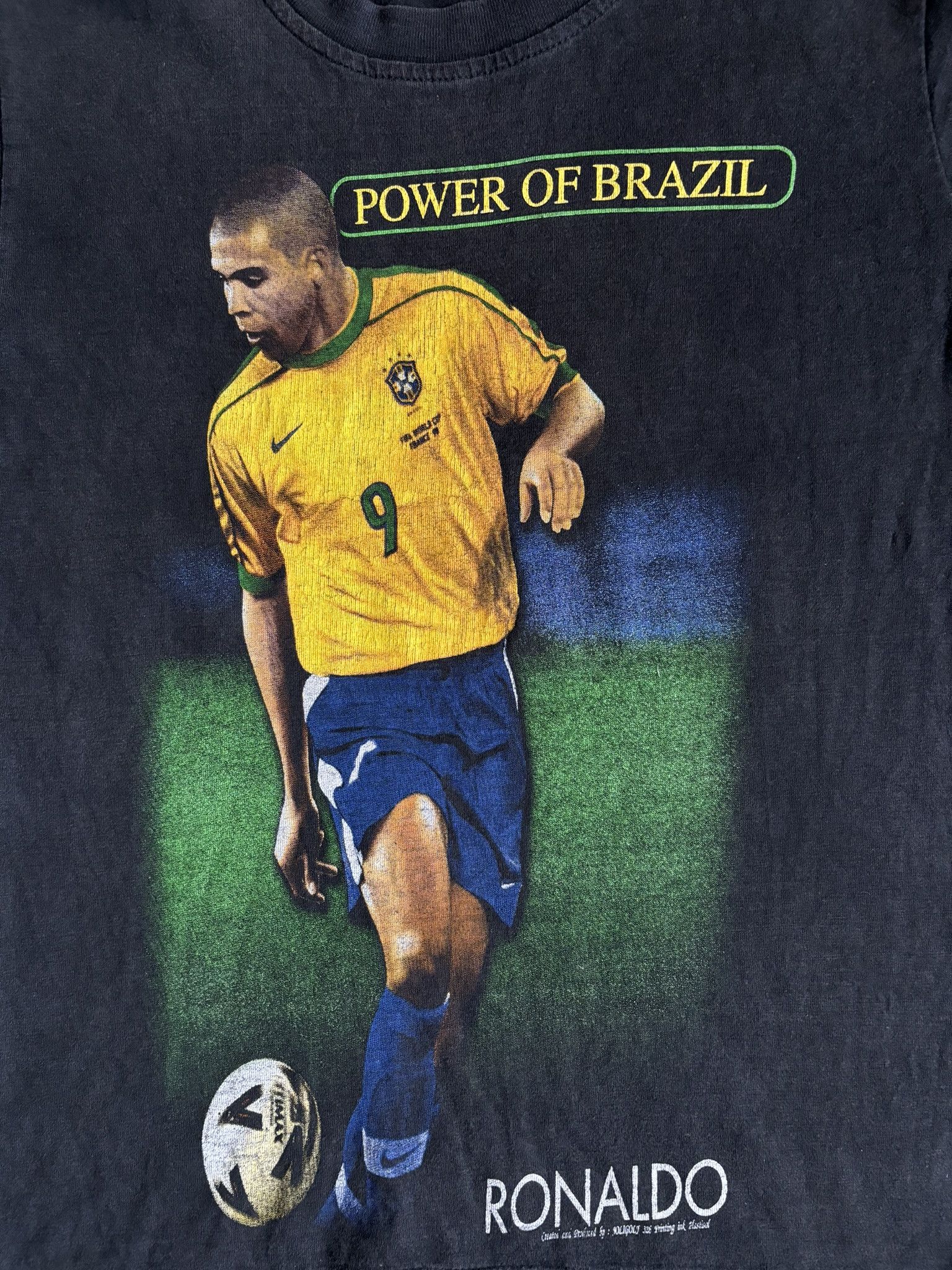 Vintage T-shirt Power of Brazil Ronaldo 9 Joligolf R9 Size. XXS Size US XXS / EU 40 - 5 Thumbnail
