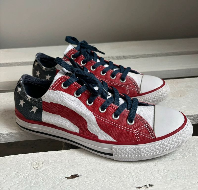 Converse Converse all star USA flag vintage 90's Size US 6 / IT 36 - 1 Thumbnail