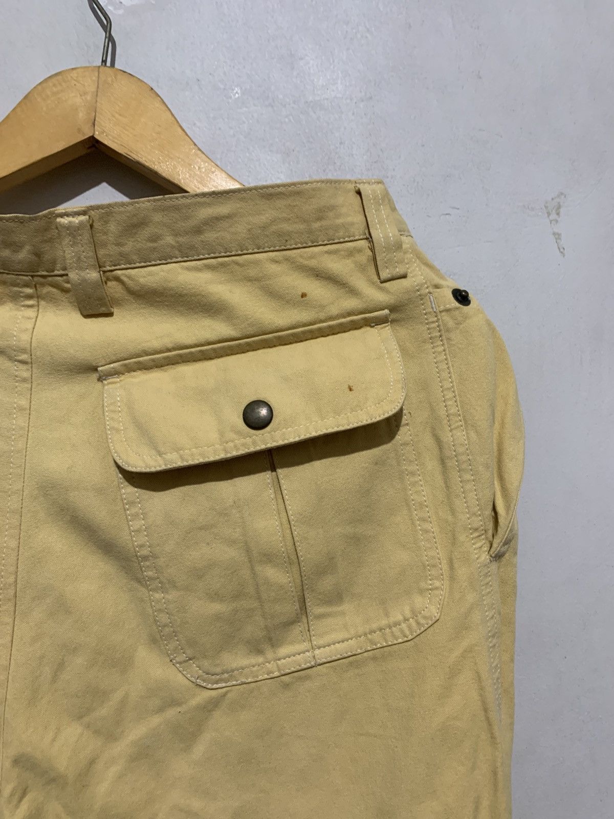 St. John Pant Denim Jeans St.John Yellow Vintage 80s Second Original Size US 30 / EU 46 - 5 Thumbnail