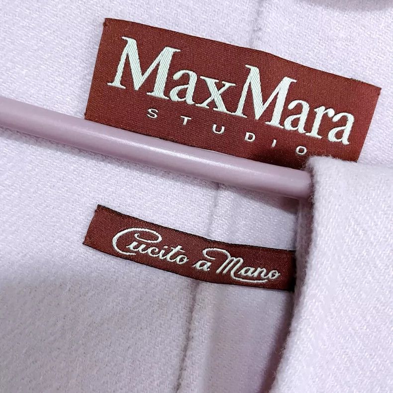 Max Mara Max Mara Studio Pink Wool Coat Size XL / US 12-14 / IT 48-50 - 3 Thumbnail