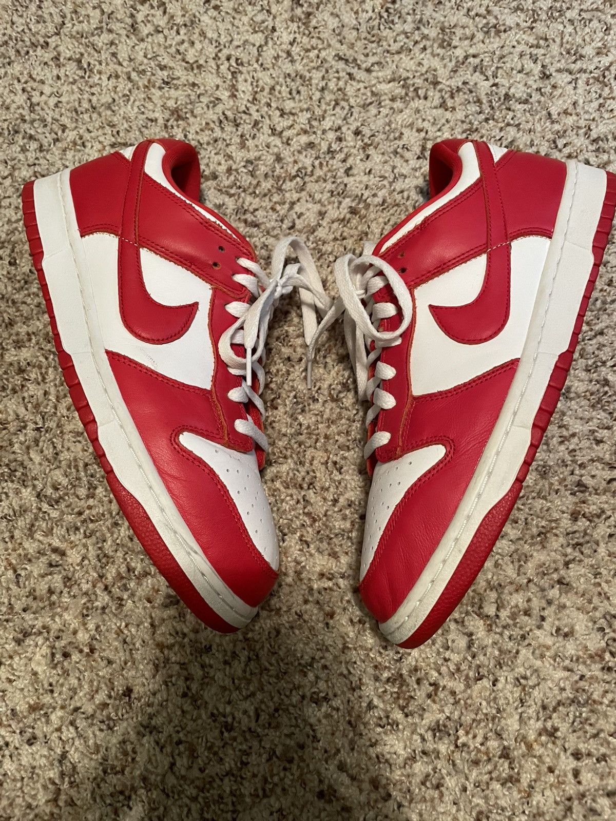 Nike Nike Dunk Low SP University Red Size US 10 / EU 43 - 2 Thumbnail