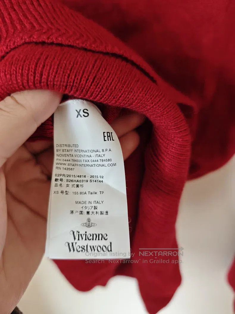 Vivienne Westwood Vivienne Westwood Embroidered Knit Top Size XS / US 0-2 / IT 36-38 - 4 Thumbnail