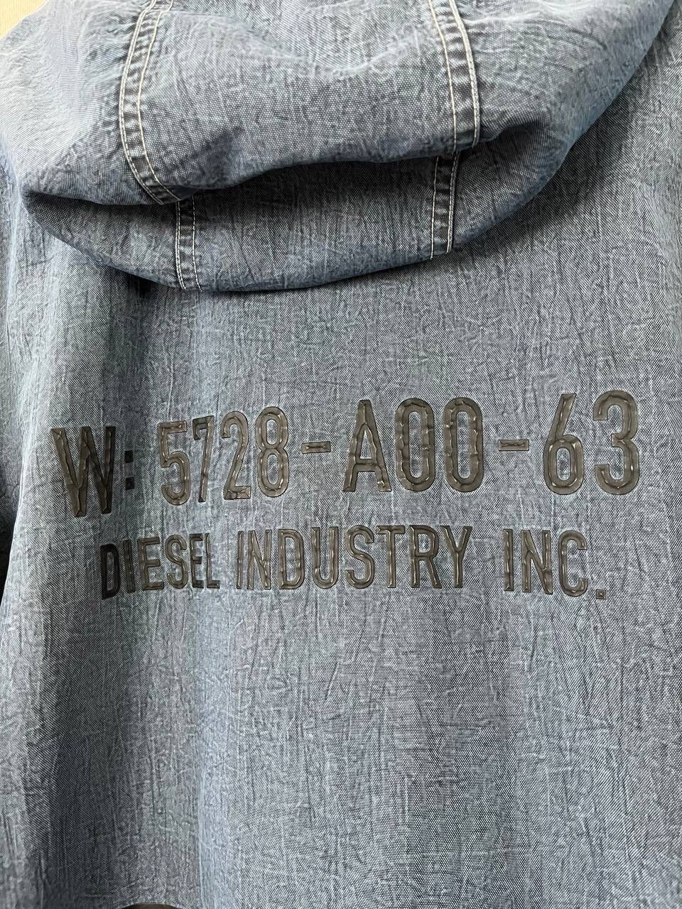 Diesel Diesel Men's Blue Hooded Jacket Zip Buckle Drawstring Size S Size US S / EU 44-46 / 1 - 10 Thumbnail