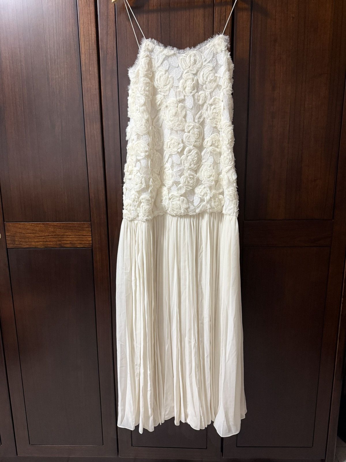 ALEXIS Alexis Floral White Maxi Dress Size S / US 4 / IT 40 - 4 Thumbnail