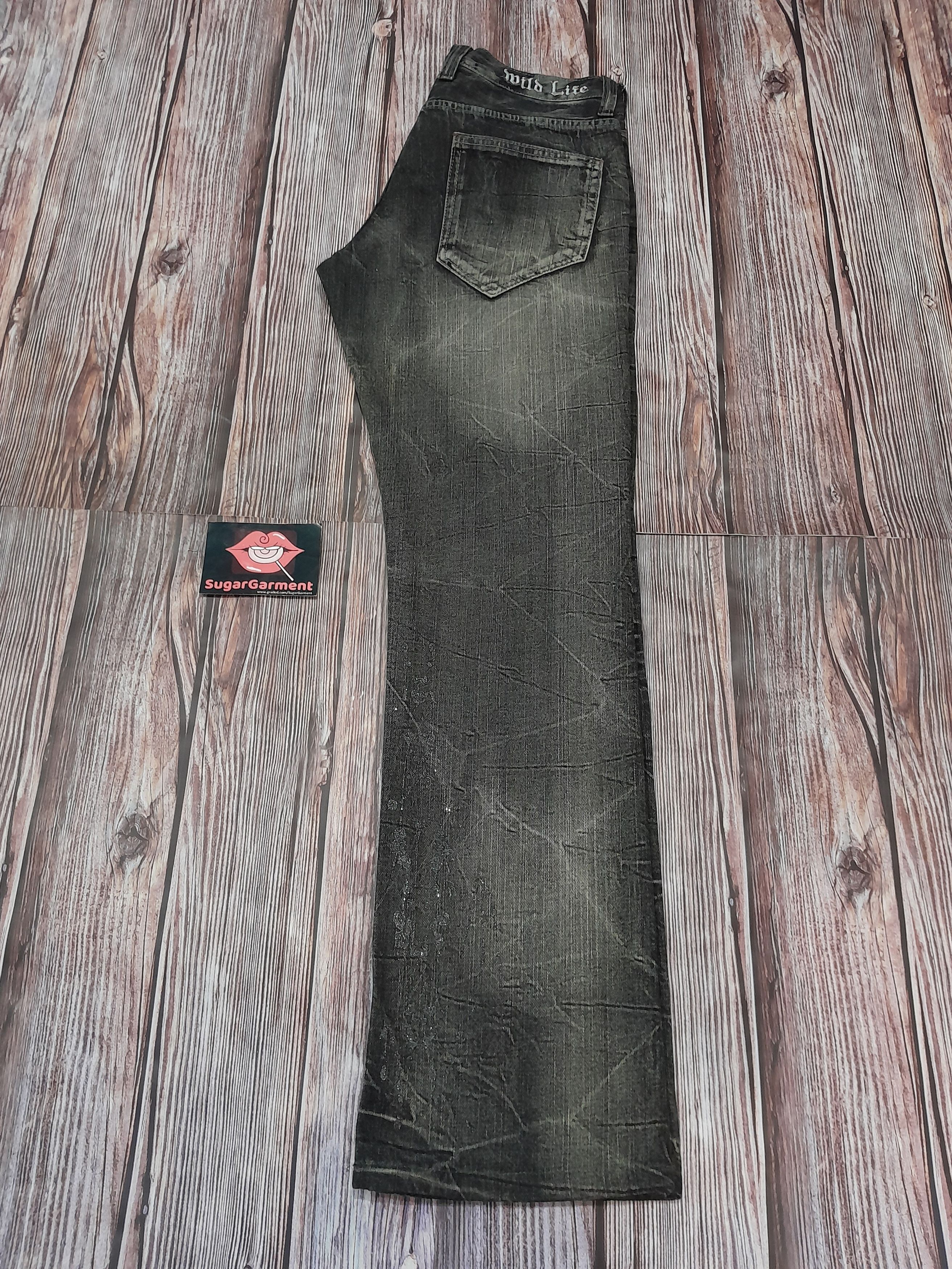 Japanese Brand × Vintage Japanese Brand Skull Wild Life Vintage Jeans Punk Size US 31 - 17 Thumbnail