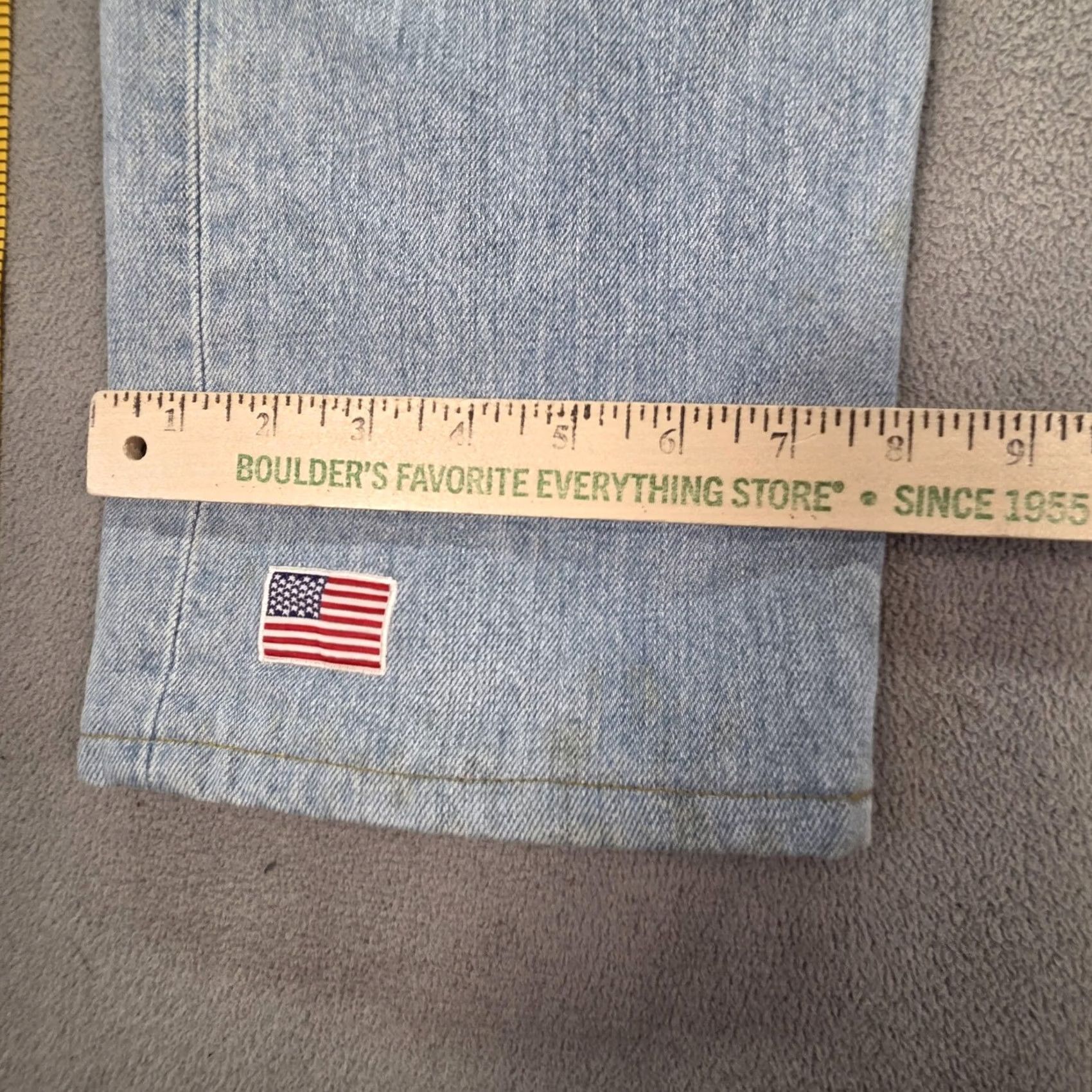 Levi's VTG Levi's 501 Jeans Mens Light Blue Straight Button Fly 30x29 Denim United States 501 Fits 30 Mens жил Size US 30 / EU 46 - 5 Thumbnail