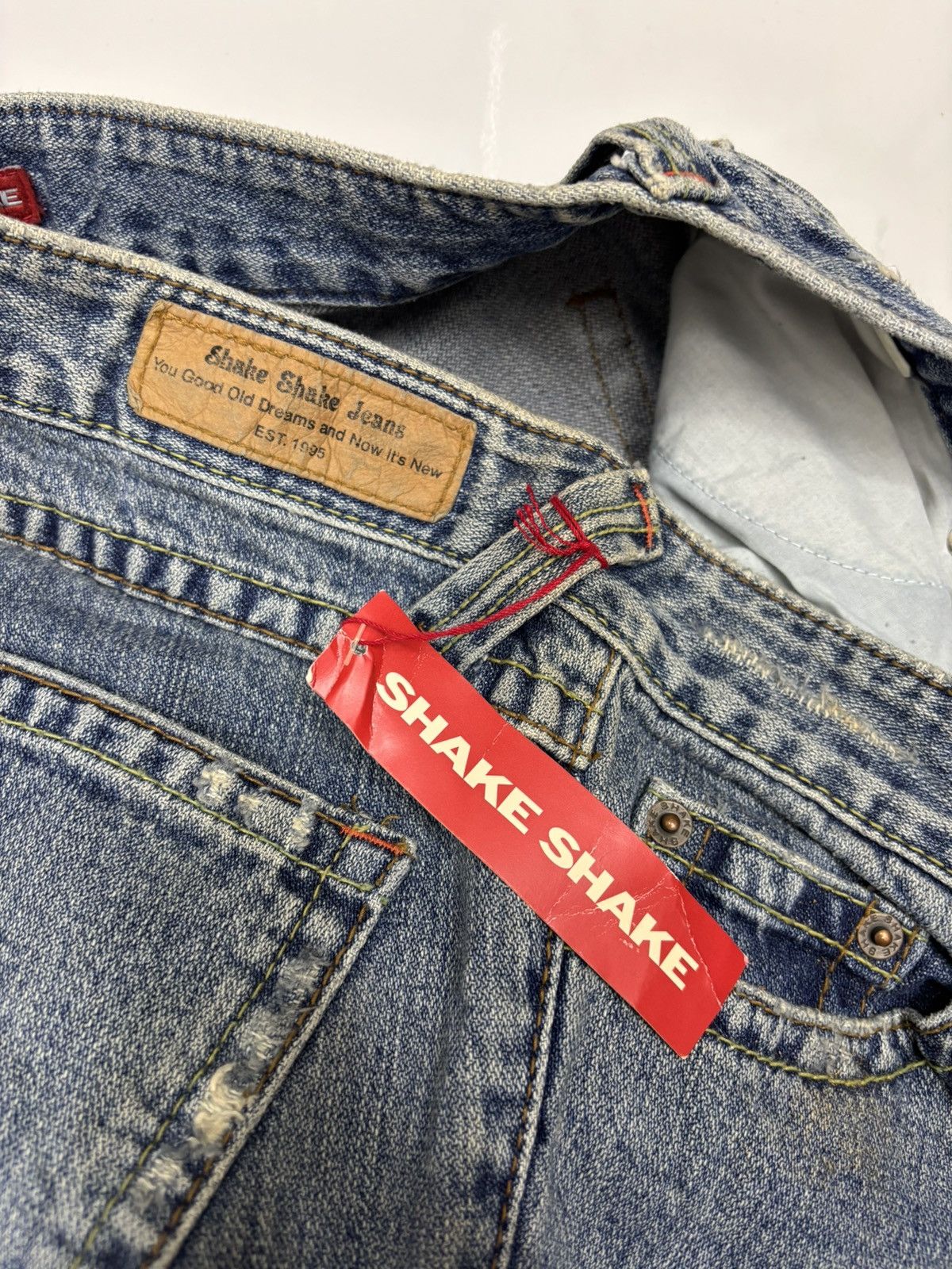 If Six Was Nine Flare Jeans Japanese Shake Shake Mud Wash Distressed Denim Size 26" / US 2 / IT 38 - 11 Thumbnail