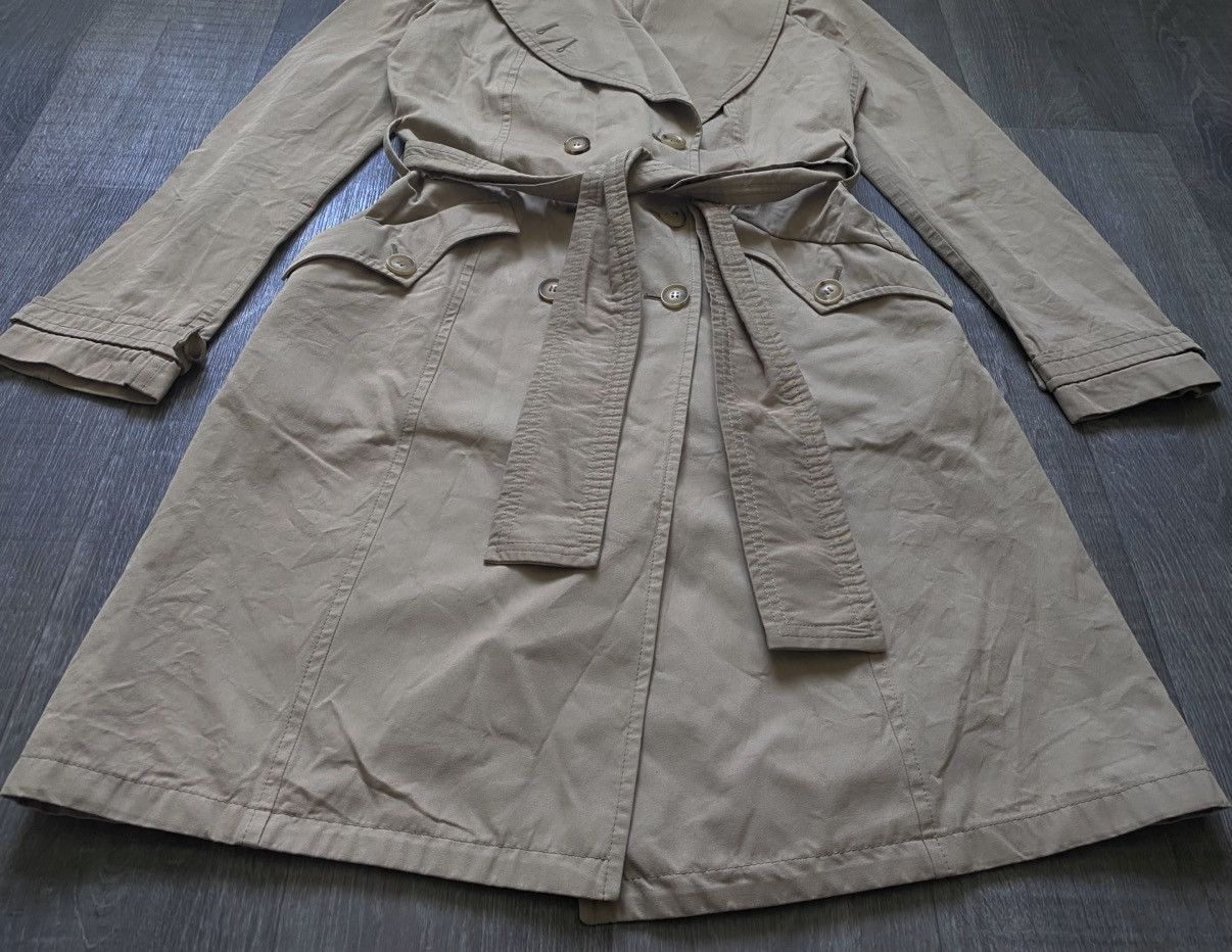 Givenchy Womens Givenchy Paris Beige Trench Coat Jacket Double Breast Size M / US 6-8 / IT 42-44 - 9 Thumbnail