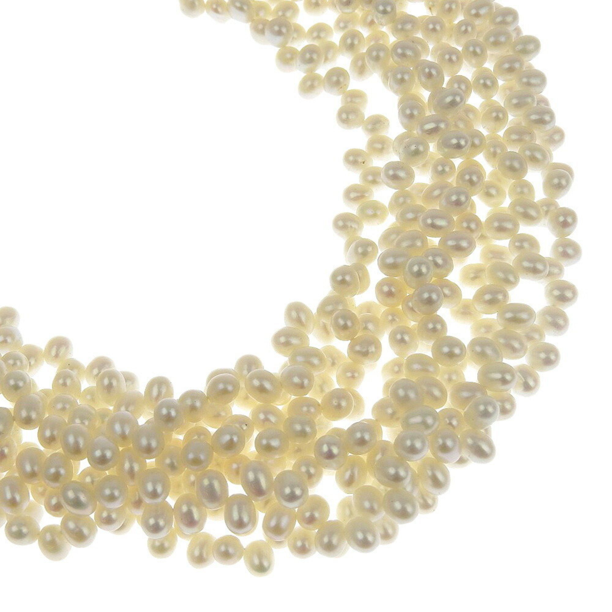 Tiffany & Co. Tiffany & Co. Torsade 8 Row Necklace Paloma Picasso Freshwater Pearl Silver 925 x Women's Size ONE SIZE - 1 Thumbnail