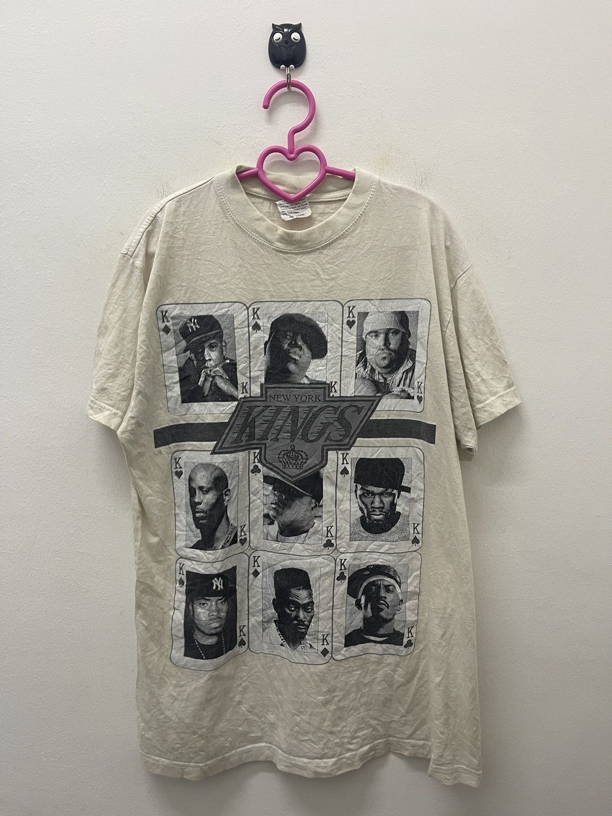 Rap Tees Rare Vintage NEW YORK KINGS Hip Hop NY Legends Rap Size US M / EU 48-50 / 2 - 1 Thumbnail
