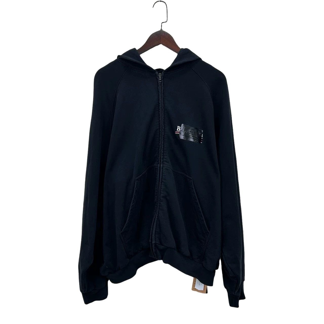 Balenciaga Balenciaga Logo Zip Hoodie Size 3 Size US L / EU 52-54 / 3 - 1 Thumbnail